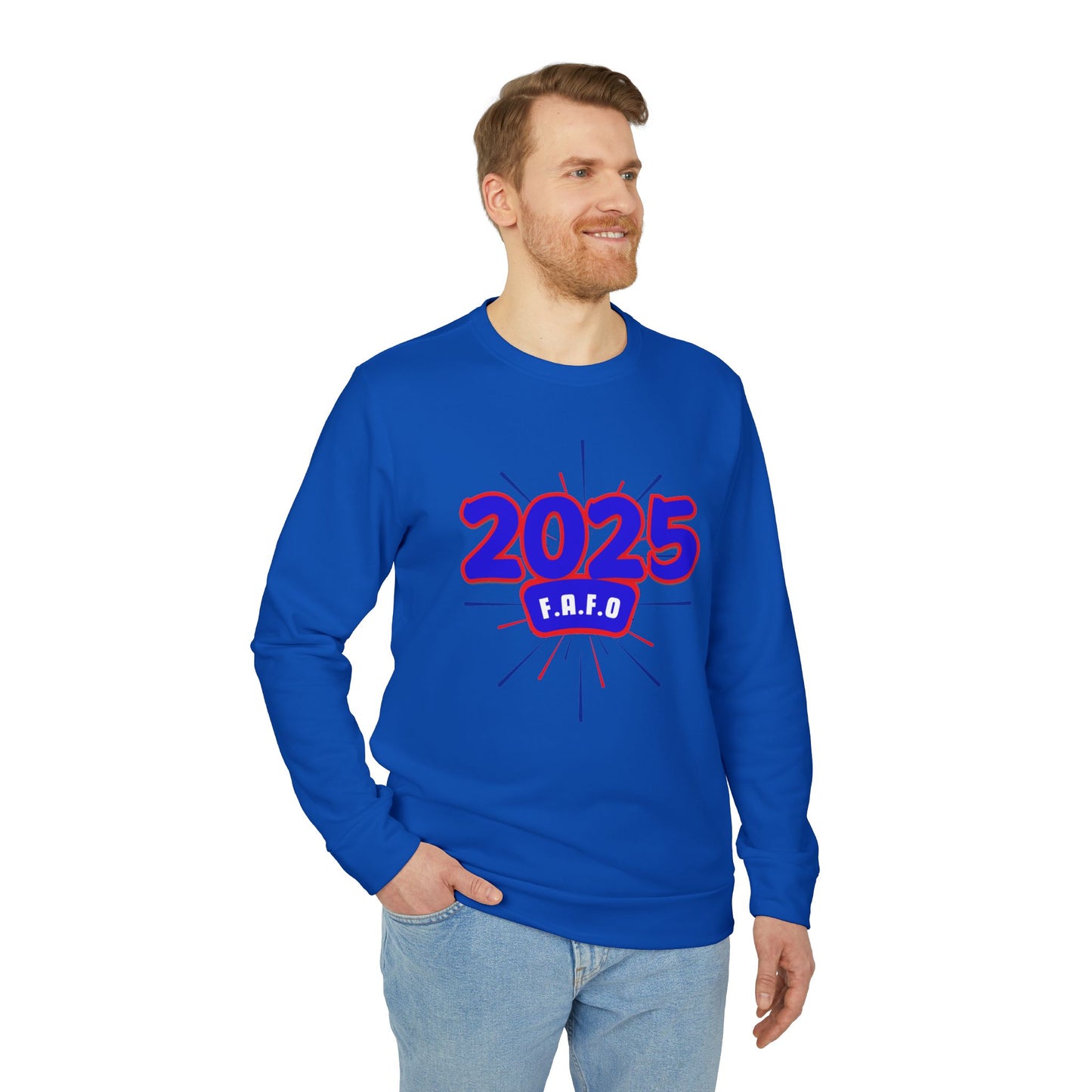 Adidas Unisex Fleece "F.A.F.O." Crewneck Sweatshirt, Anti-Trump Regime Shirt, Fight Oligarchy Shirts, F around... You Know the Rest Shirt
