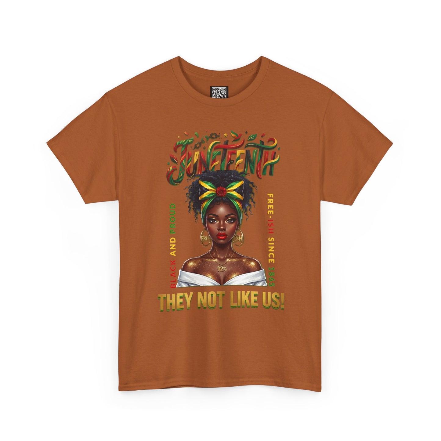 Juneteenth Celebration Tee — "They Not Like Us" Black History Graphic Shirt