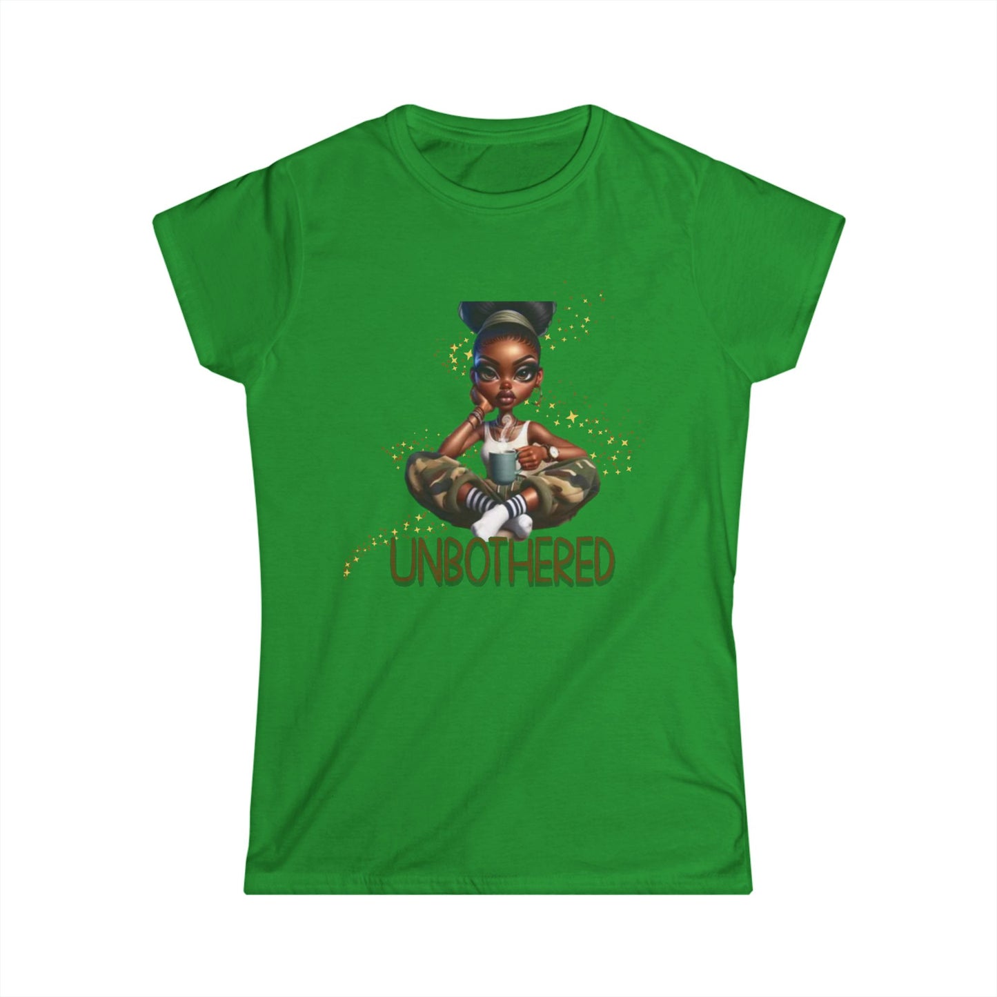 Unbothered Serenity T-Shirts for Women, Black Woman Empowerment, 92% Black Women Shirts, Melanin Magic T-Shirts, Black Girl Magic Tees
