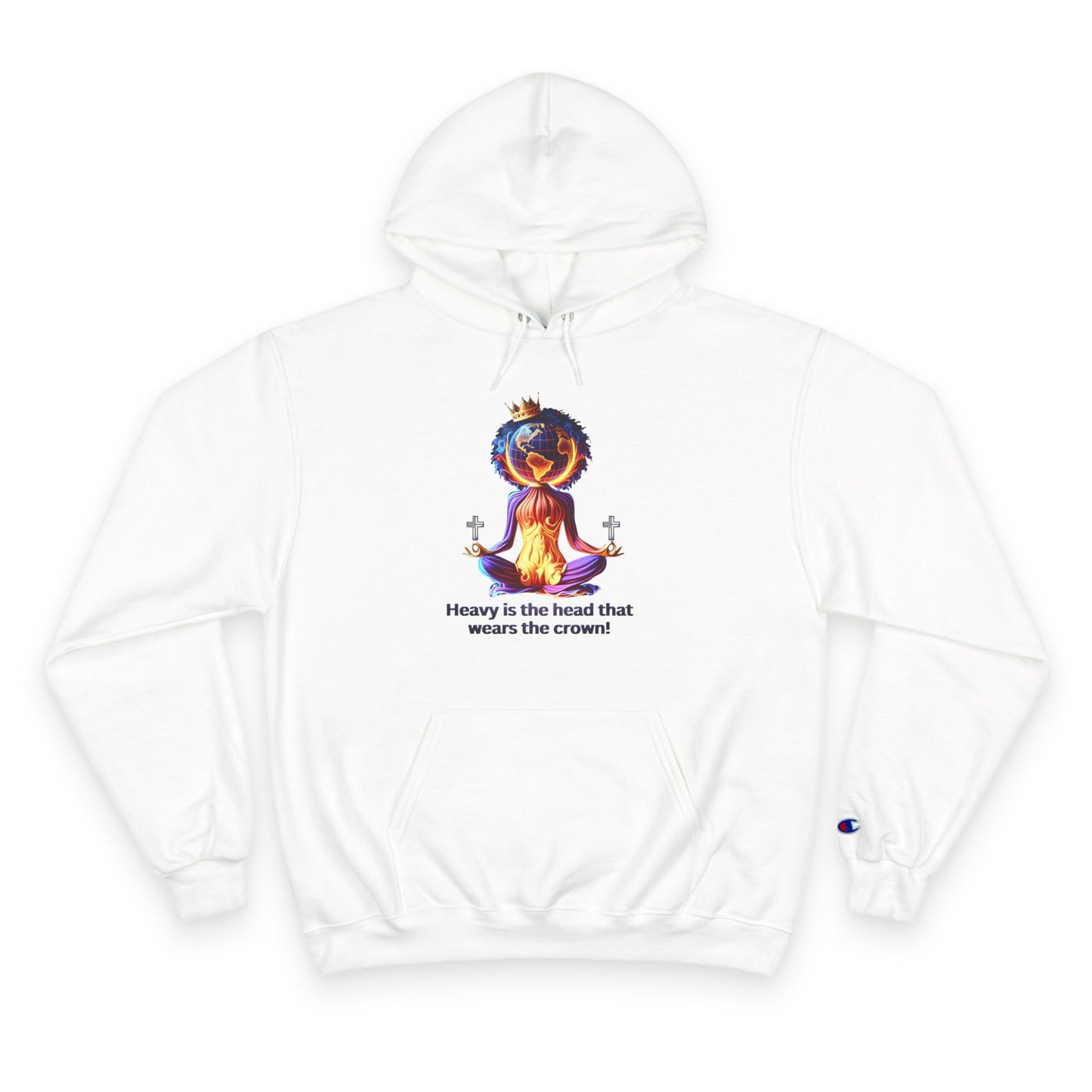 "Heavy is the Head" Champion Hoodie for Women, Inspirational Hoodie for Women, Women Empowerment Hoodies for Women