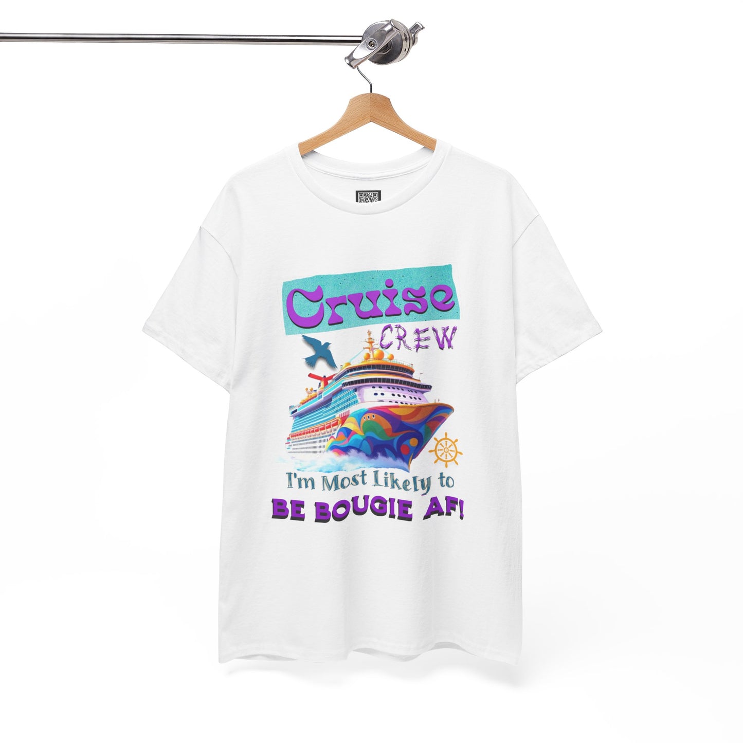 Cruise Crew Tee - I'm Most Likely to Be Bougie AF, Travel Shirt, Vacation Apparel, Cruise Outfits, Summer Fun Clothing for the Bougie Crew