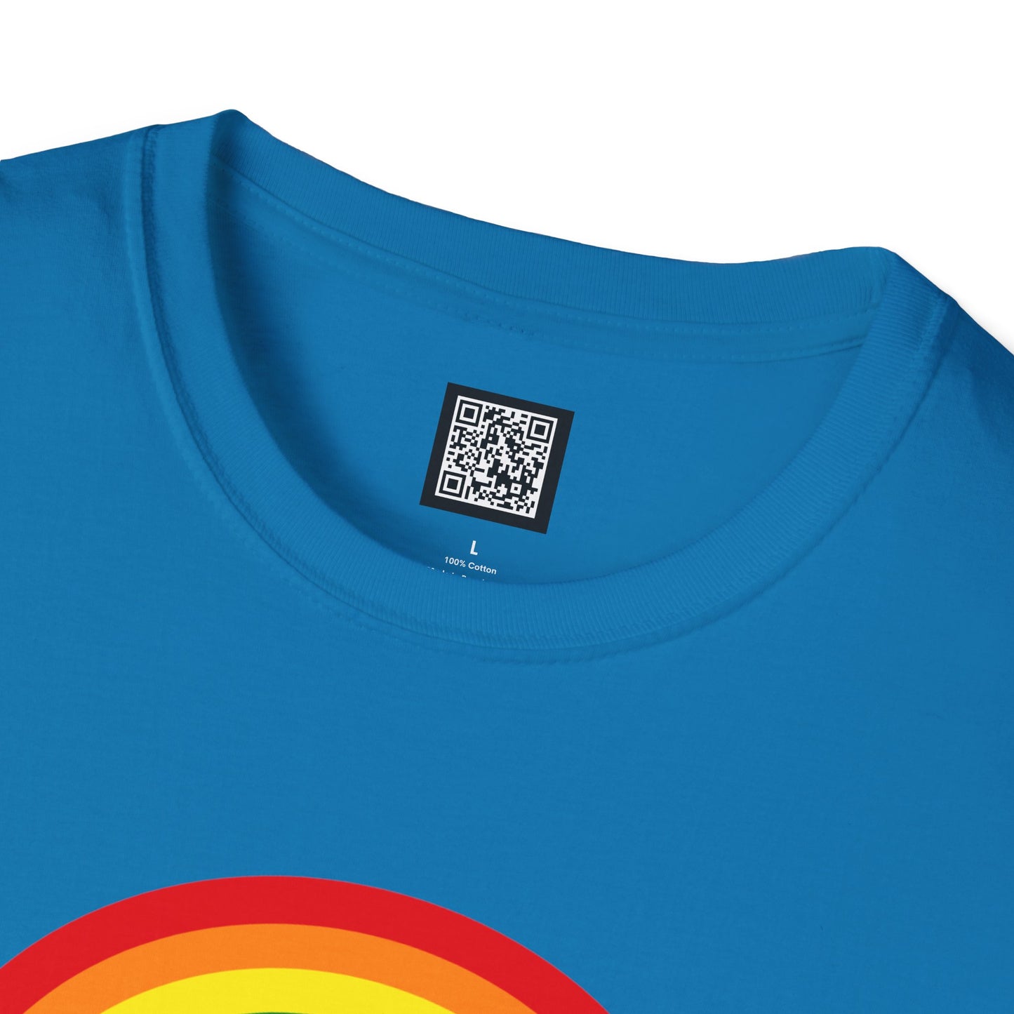 Rainbow Diversity Unisex Softstyle T-Shirt, LGBTQ+ Pride Apparel, WEHO Inclusive Gift, Casual Wear, Colorful Tee for Pride Celebrations