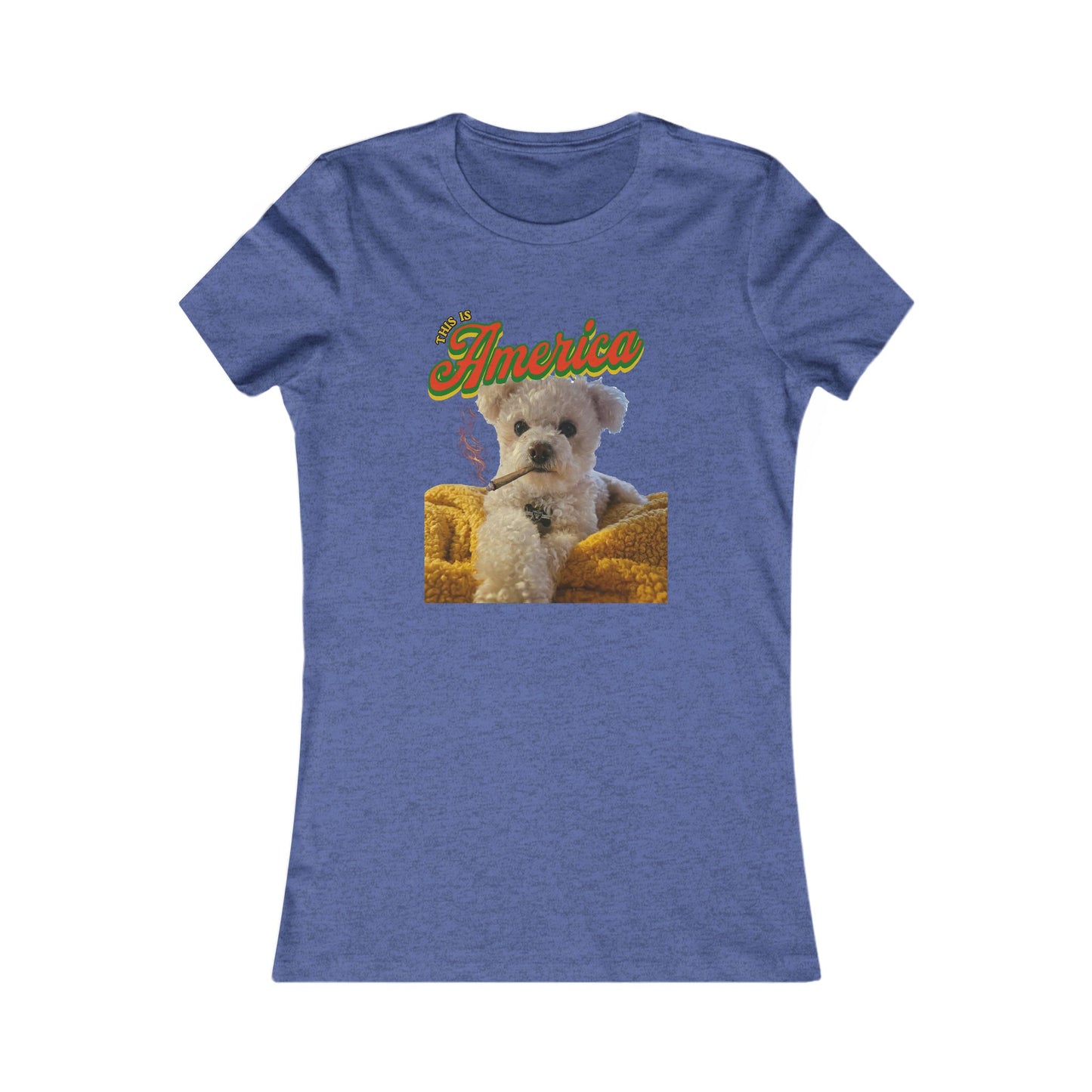Custom Puppy Graphic Tee — Personalized T‑Shirt for Women