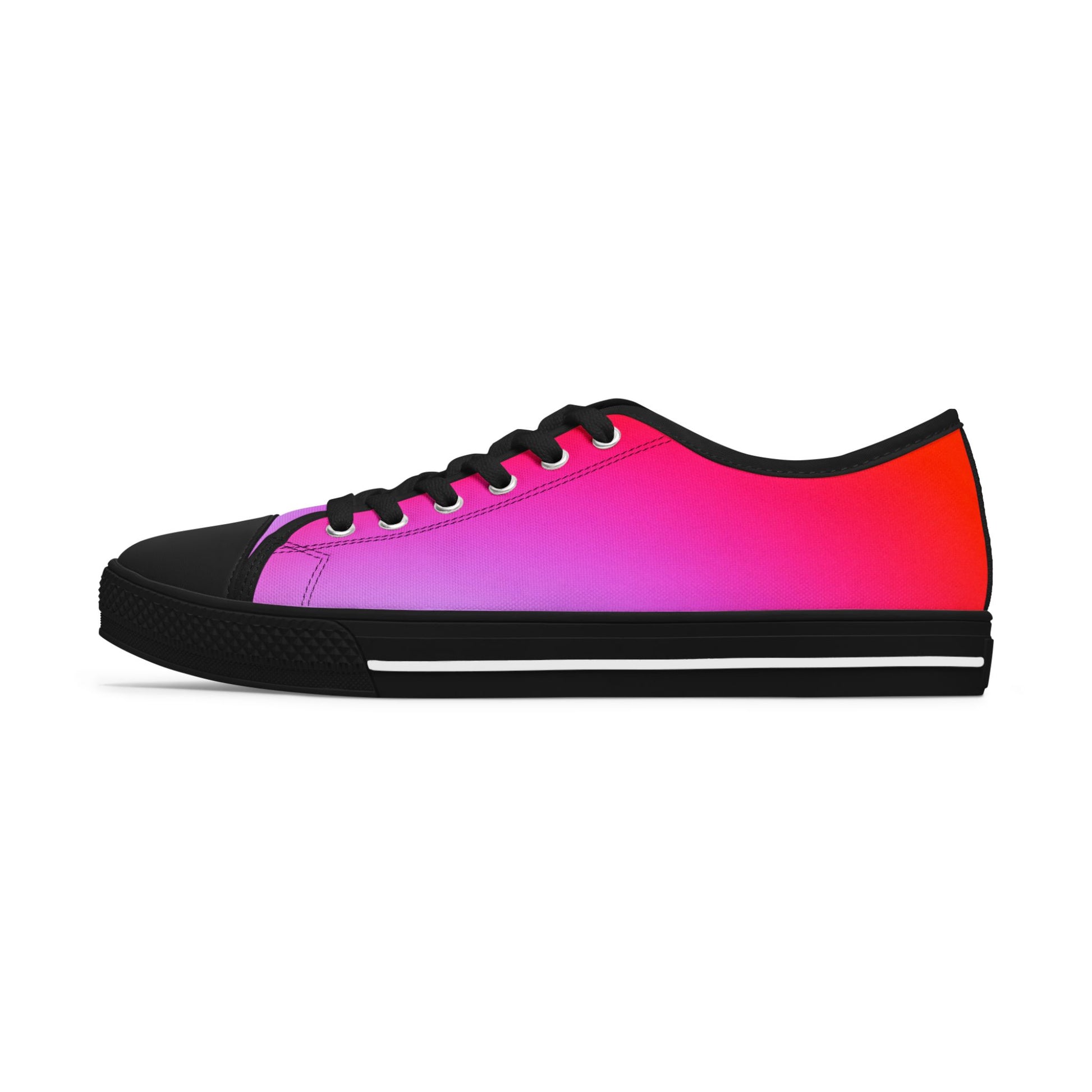 Gradient Women's Low Top Sneakers, Stylish Casual Women Shoes, Trendy Women Sneakers, Cute Summer Footwear, Gift for Her