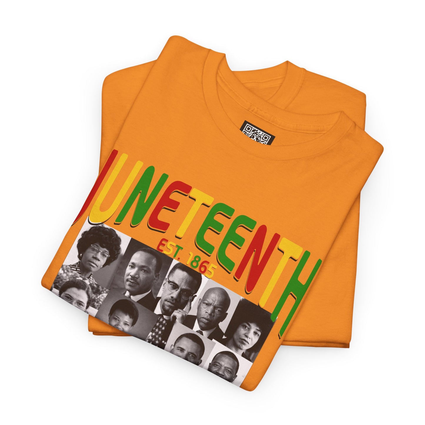 Juneteenth Celebration T-Shirt – "Let Freedom Ring" Colorful Chain Design (Est. 1865)