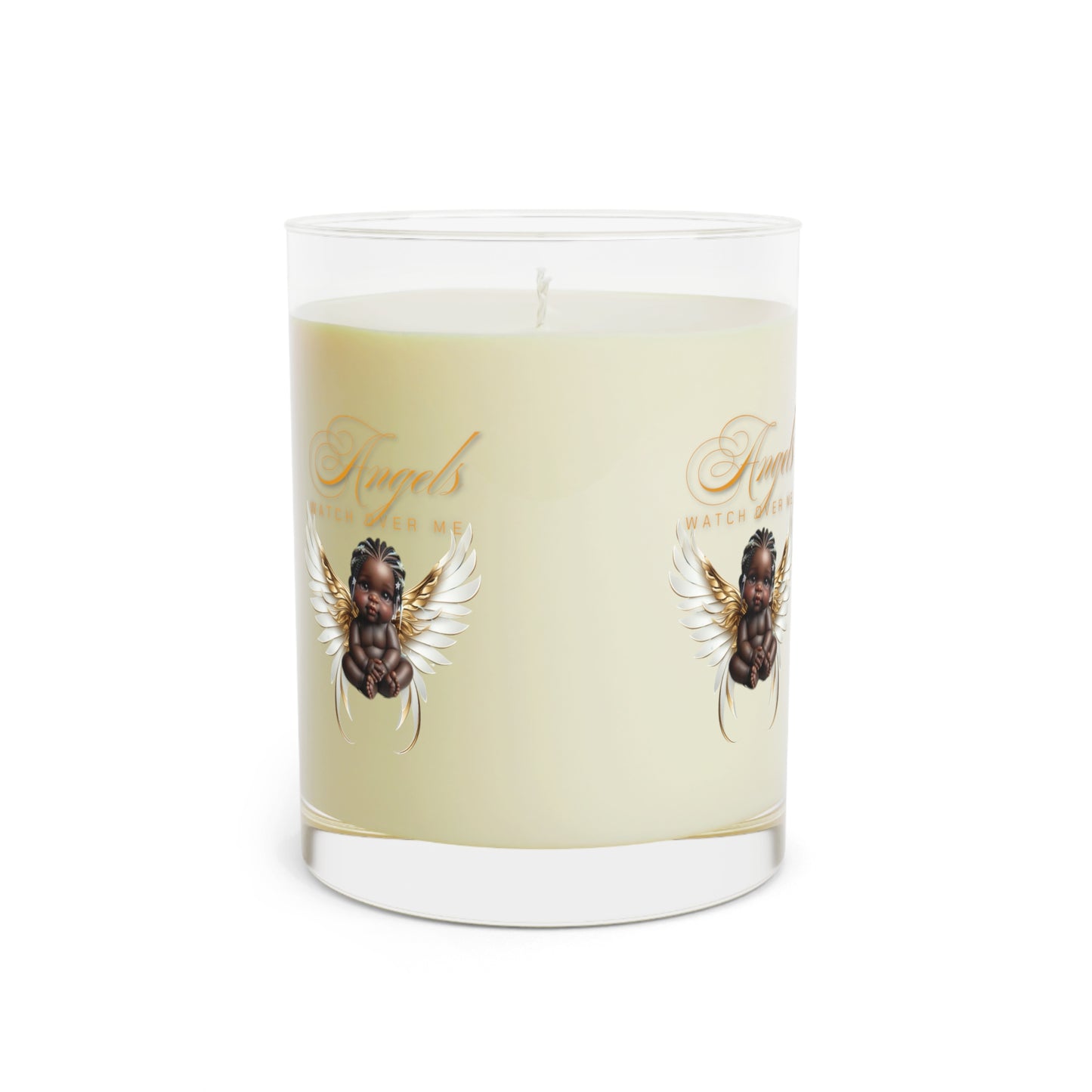 Angels Watch Over Me Scented Candle - Full Glass, 11oz, Seventh Avenue Scented Candles, Burns for 65 Hours, 100% Food Grade Soy Wax