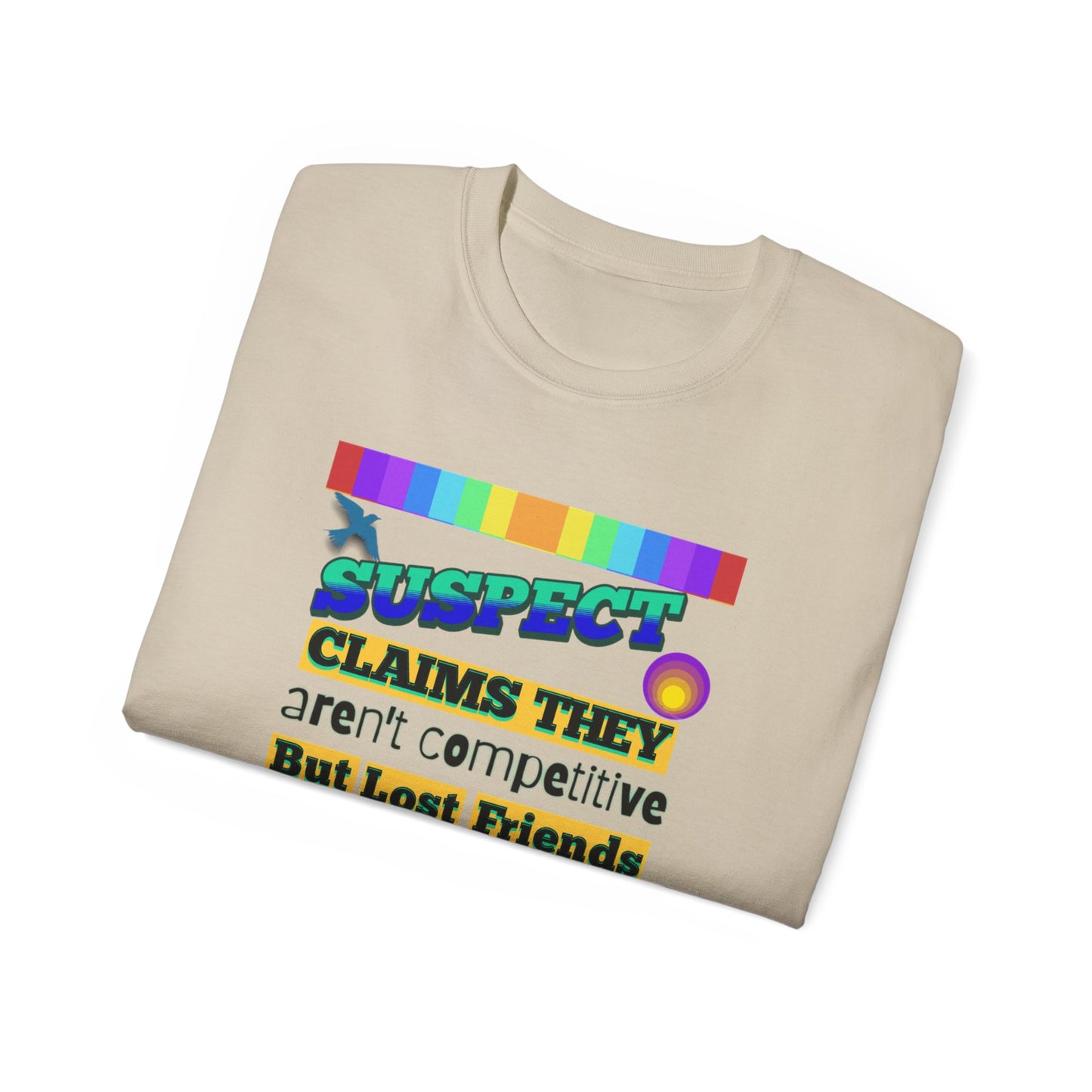 Competitive Spirit Cruise Crew Unisex Tee - Fun Trivia Game Shirt, Gift for Friends, Casual Wear, Family Game Night, Unique Graphic Tee