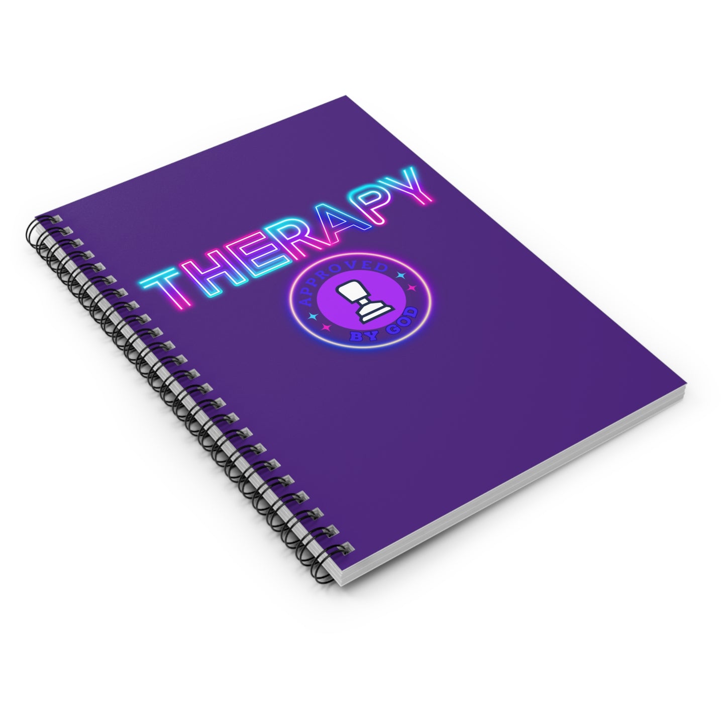 Spiral Notebook - Mental Health Gift, Mental Health Care Gifts, Inspirational Notebook, Therapy Notebook, Therapy Works, Motivational Notebook,