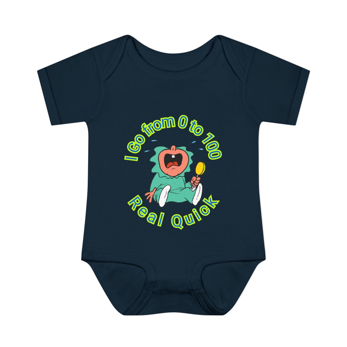 Funny Baby Onesies from 0 to 24 Months, Cute Colorful Baby Onesies for Boy or Girl, From 0 to 100 Real Quick, Newborn Baby Shower Gifts