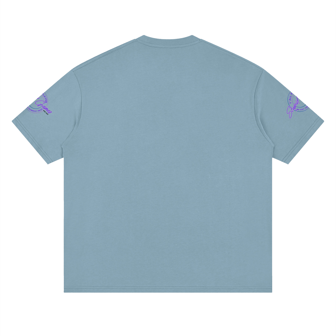"Played Stupid Games" Streetwear Loose Drop Shoulder Tee