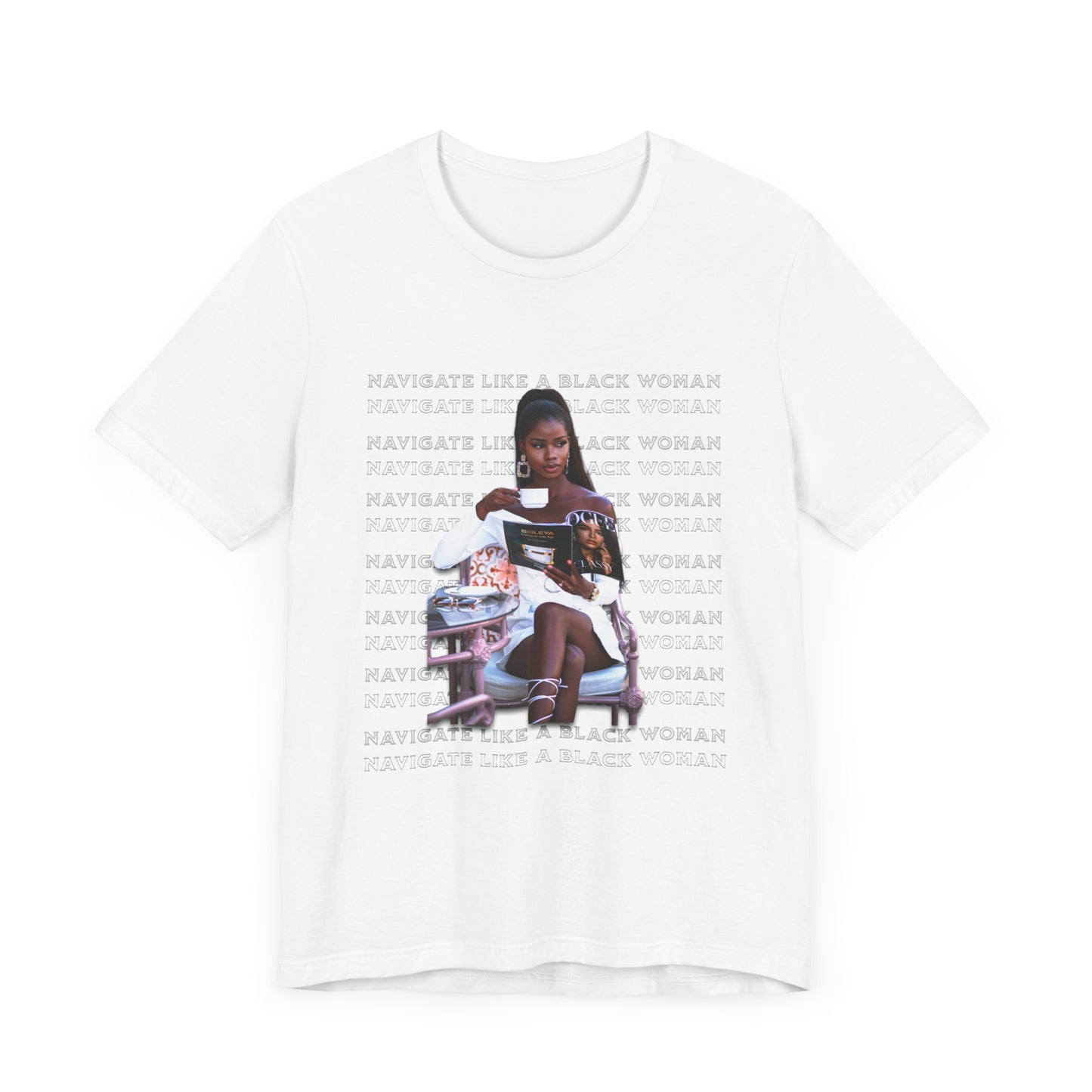 Navigate Like a Black Woman, Black Woman Shirt, 92% Black Woman Club, Black Girl Magic T-Shirts, Black History Month Shirts for Women