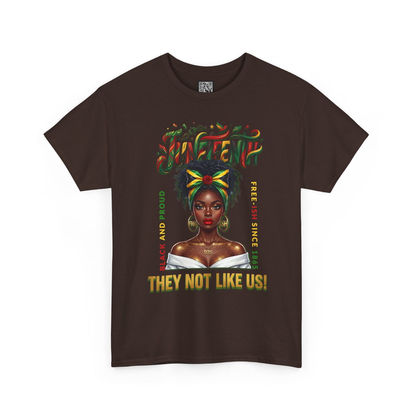 Juneteenth Celebration Tee — "They Not Like Us" Black History Graphic Shirt
