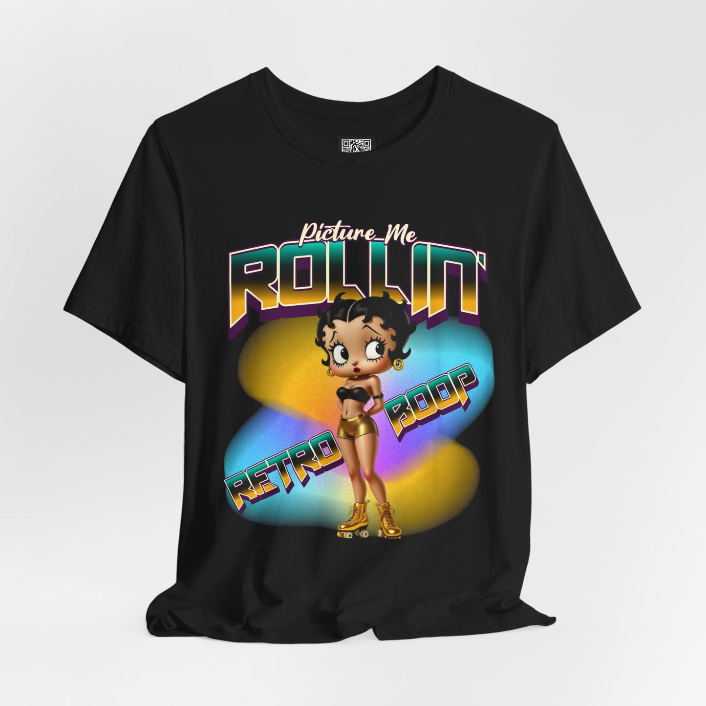 Retro Betty Boop Graphic Tee, Vintage Skater Theme Cartoon Shirt, Fun Skater Girl T-Shirt, Gift for Skater Lovers, 90s Nostalgia Apparel