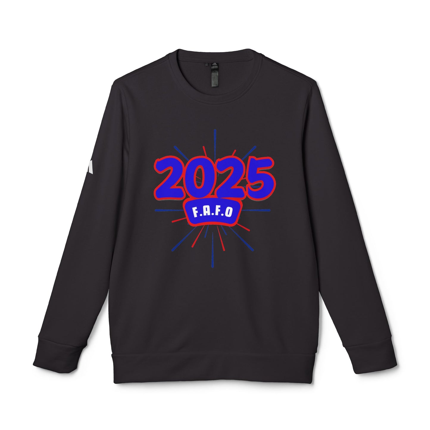 Adidas Unisex Fleece "F.A.F.O." Crewneck Sweatshirt, Anti-Trump Regime Shirt, Fight Oligarchy Shirts, F around... You Know the Rest Shirt