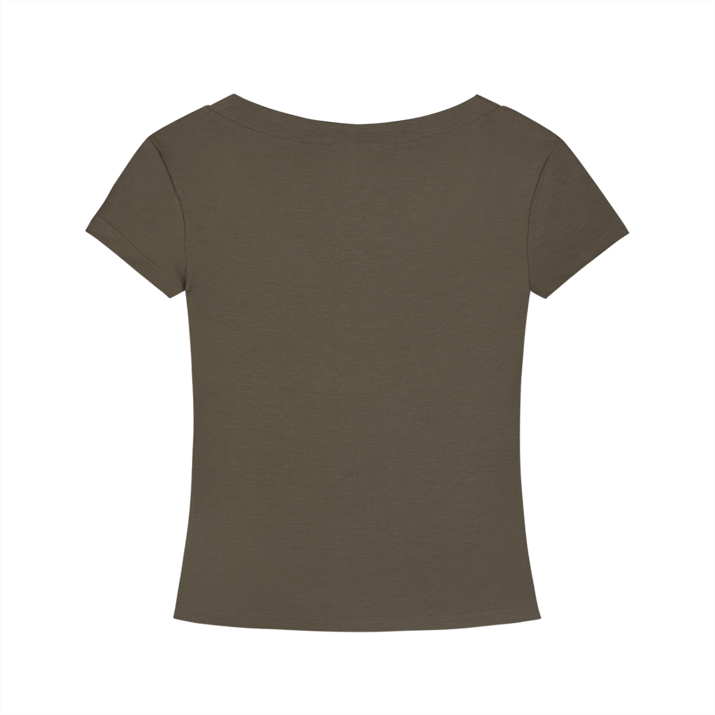 When You Know Better, You Do Better – 92% Women's Tencel Slim Fit V-Neck Crop T-Shirt