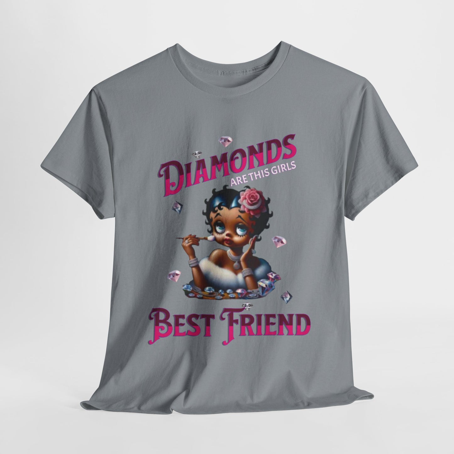 Diamonds Are This Girl's Best Friend, Marilyn Monroe Quote Shirt, Best Friend Tees, Betty Boop I Love Diamonds T-Shirts,