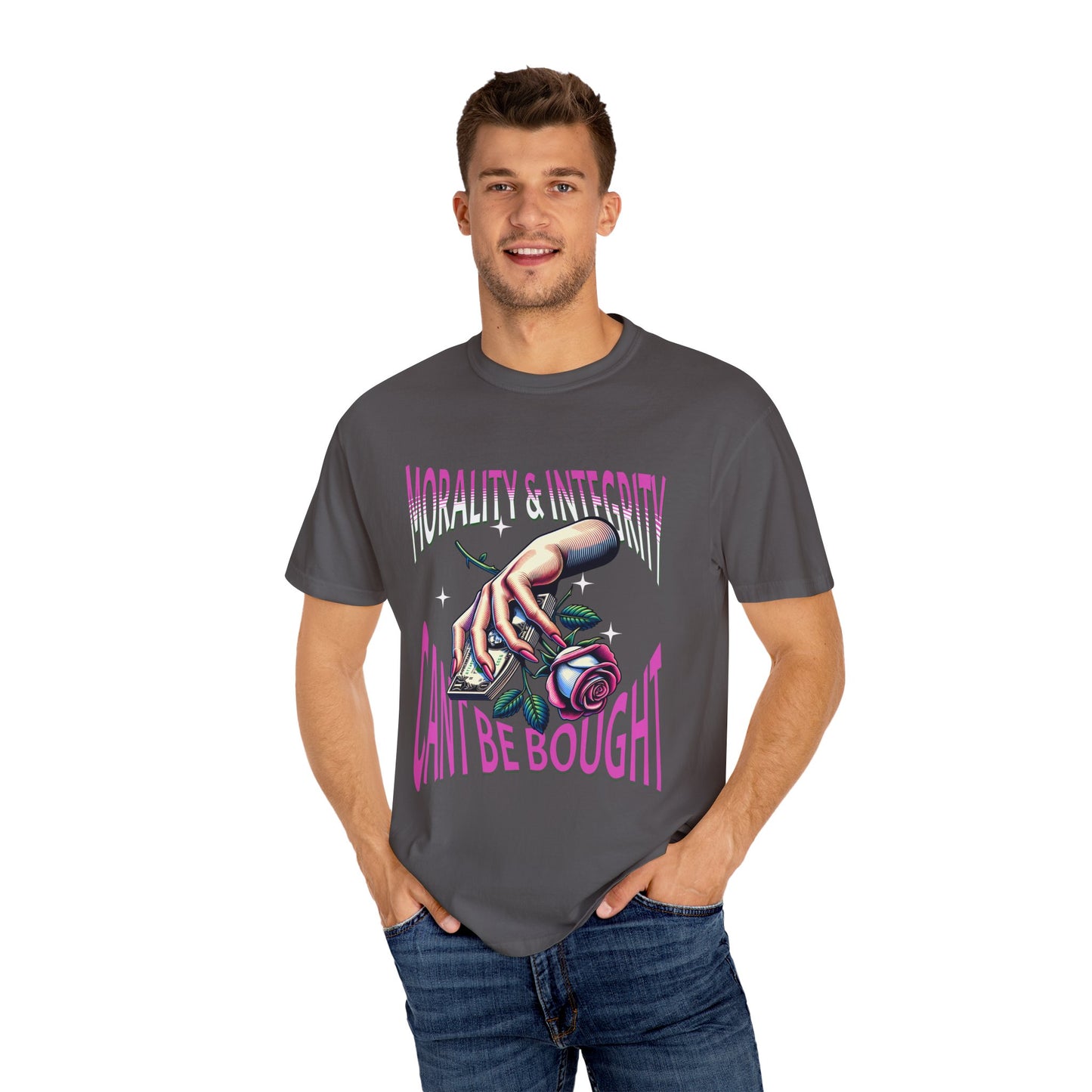 Morality & Integrity Can’t Be Bought T-Shirts, Inspirational T-Shirts, Unisex Morality Shirts, Motivational Shirts for a Gift, Integrity Shirts