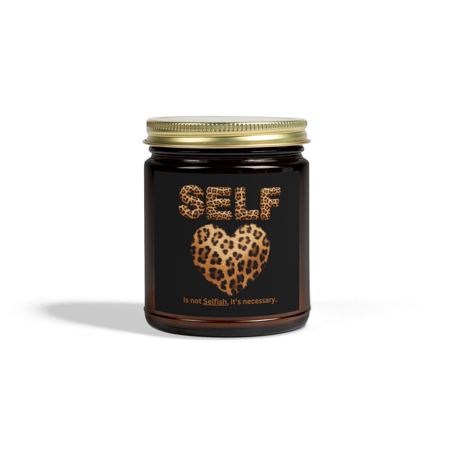 Self-Love Is Not Selfish, It's Necessary Scented Candles, Coconut Apricot Wax (4oz, 9oz)