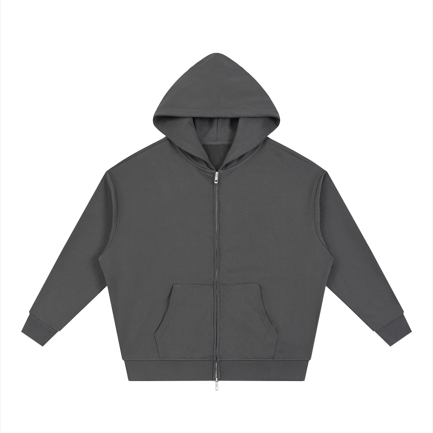 "Track Star" Unisex Full-Zip Drop Shoulder Hoodie