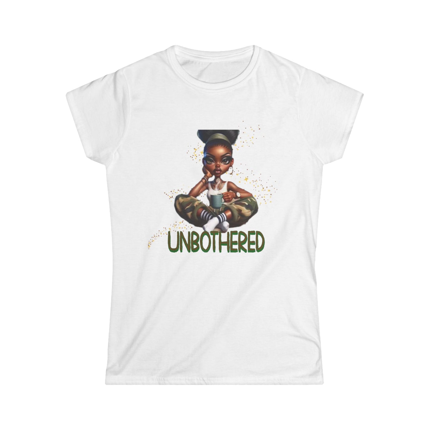 Unbothered Serenity T-Shirts for Women, Black Woman Empowerment, 92% Black Women Shirts, Melanin Magic T-Shirts, Black Girl Magic Tees