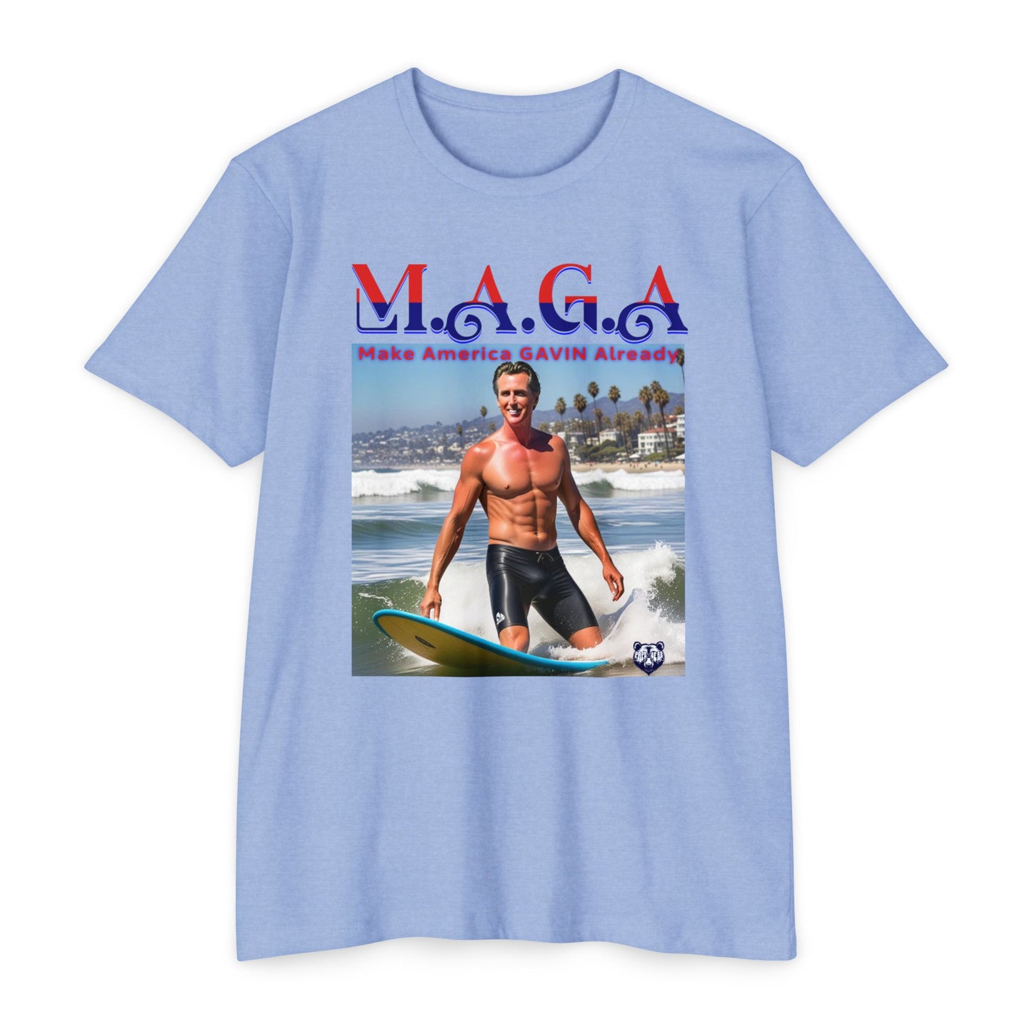 Make America Gavin Already T-shirt | Retro California Beach Vibe | Gavin Newsom T-shirt Apparel | Summer Style | California Pride Tees