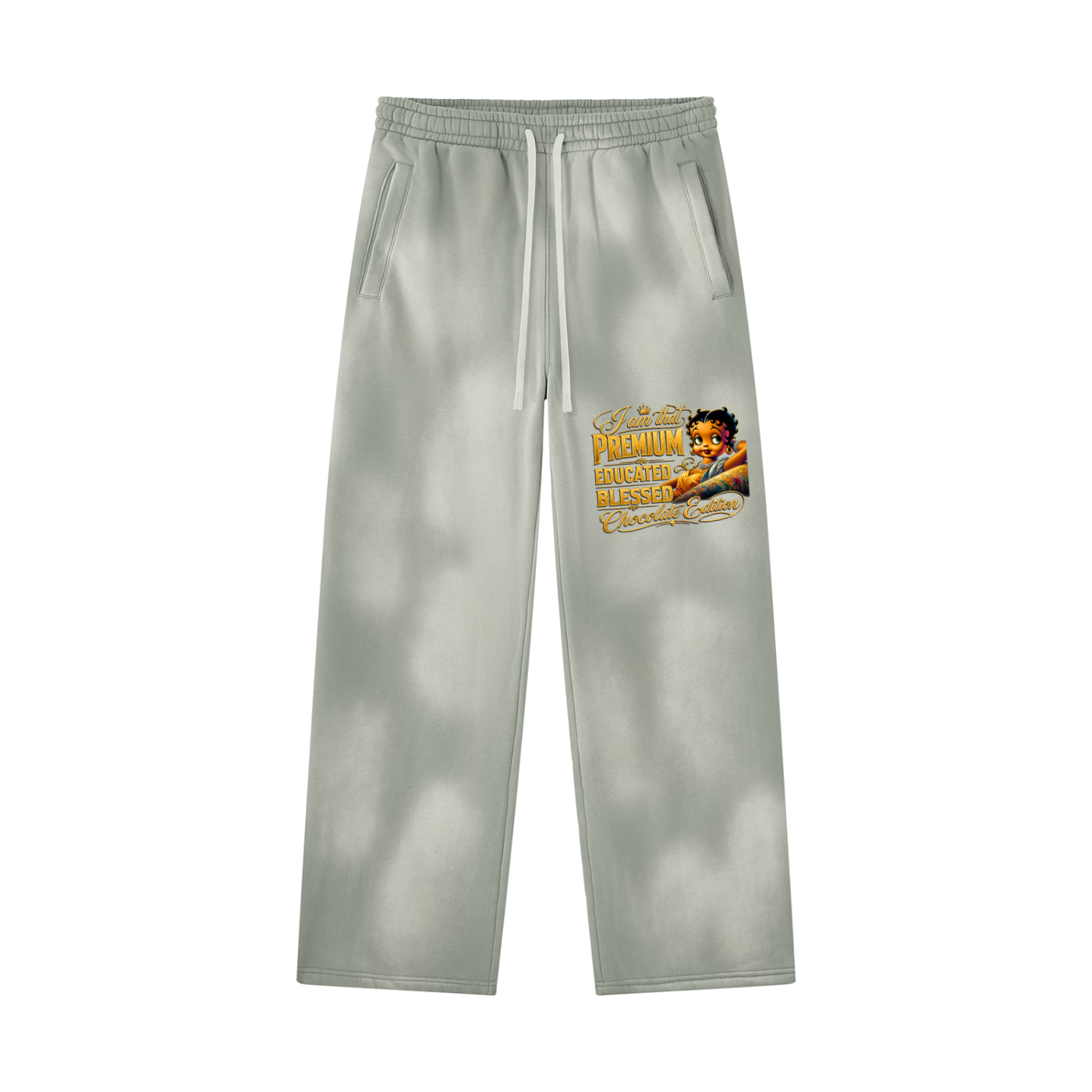 Unisex Sunfade Wide Leg Fleece Sweatpants