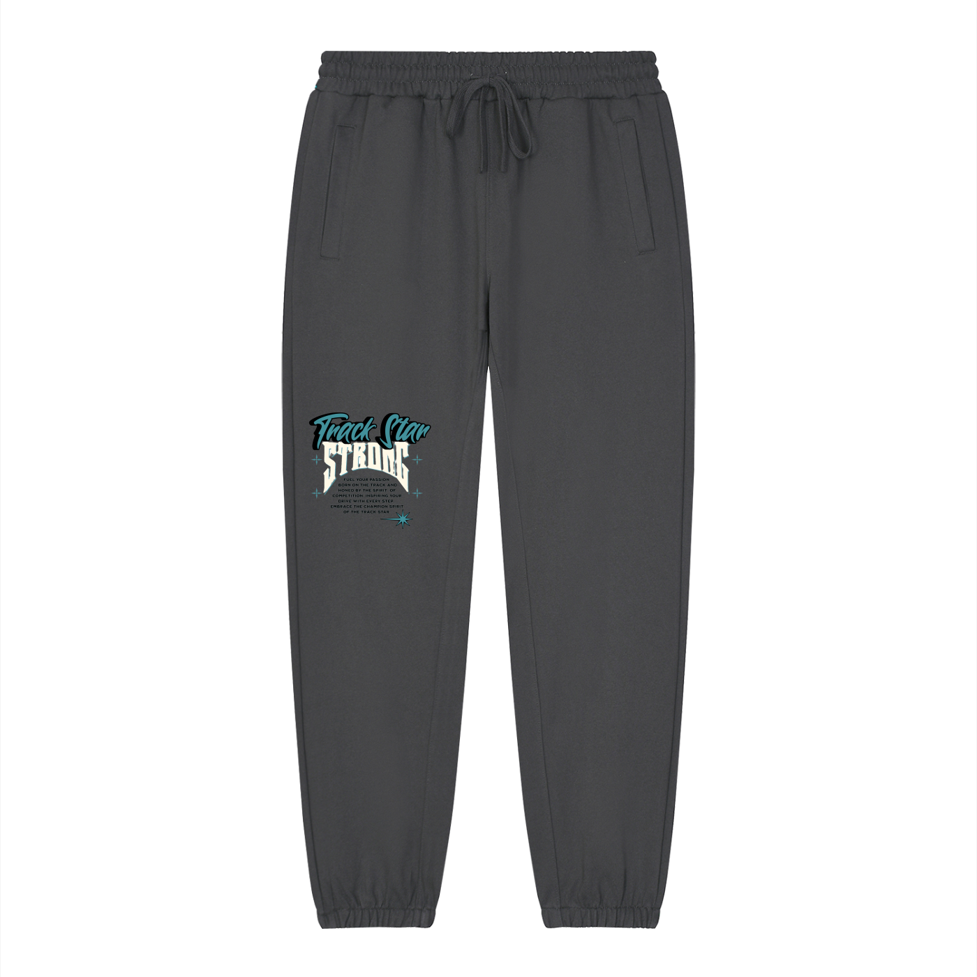 "Track Star" Unisex Loose Fit Tapered Jogger Pants