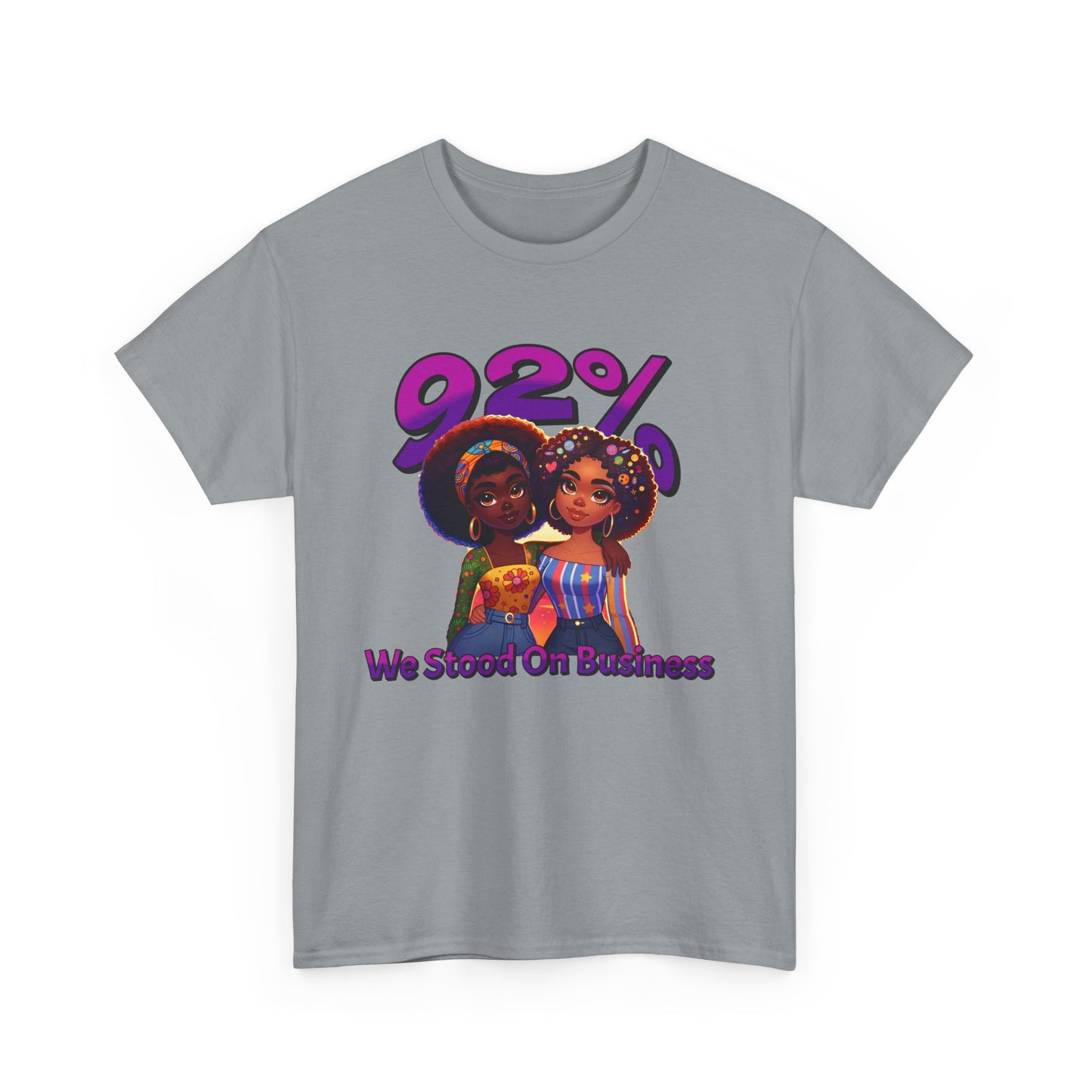 92% Shirt, Save Democracy Shirt, Women Empowerment, Black Woman T-Shirt, Juneteenth Shirt, Black Girl Melanin Shirt, 92 Percenter