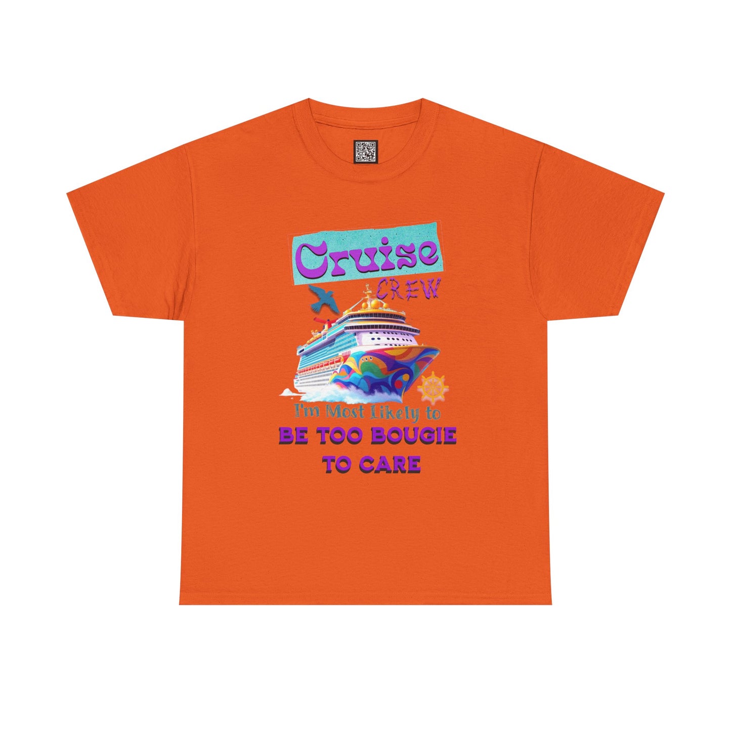 Cruise Crew Tee: Be Too Bougie to Care, Vacation Outfits, Nautical Shirt, Travel Gift, Summer Apparel, T-Shirt for the Bougie One