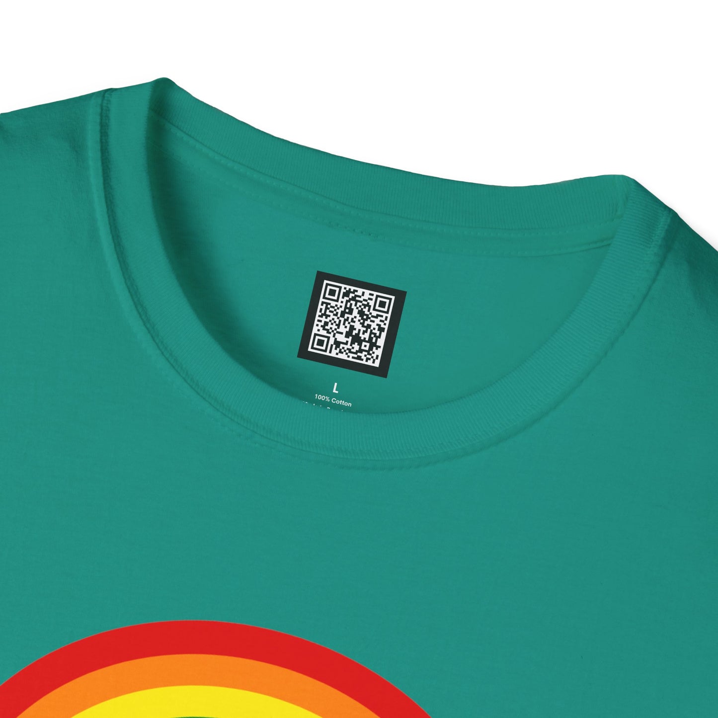 Rainbow Diversity Unisex Softstyle T-Shirt, LGBTQ+ Pride Apparel, WEHO Inclusive Gift, Casual Wear, Colorful Tee for Pride Celebrations