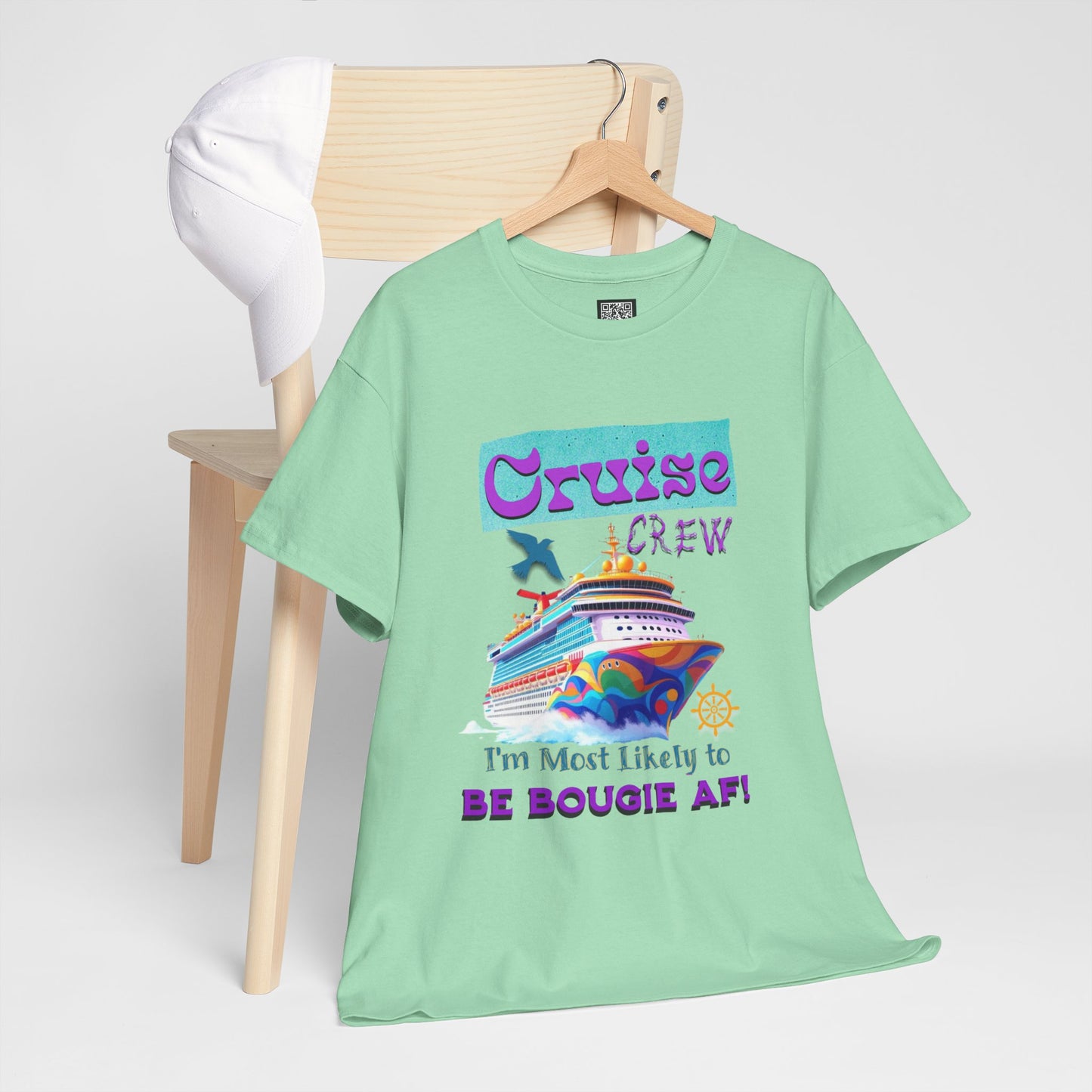 Cruise Crew Tee - I'm Most Likely to Be Bougie AF, Travel Shirt, Vacation Apparel, Cruise Outfits, Summer Fun Clothing for the Bougie Crew