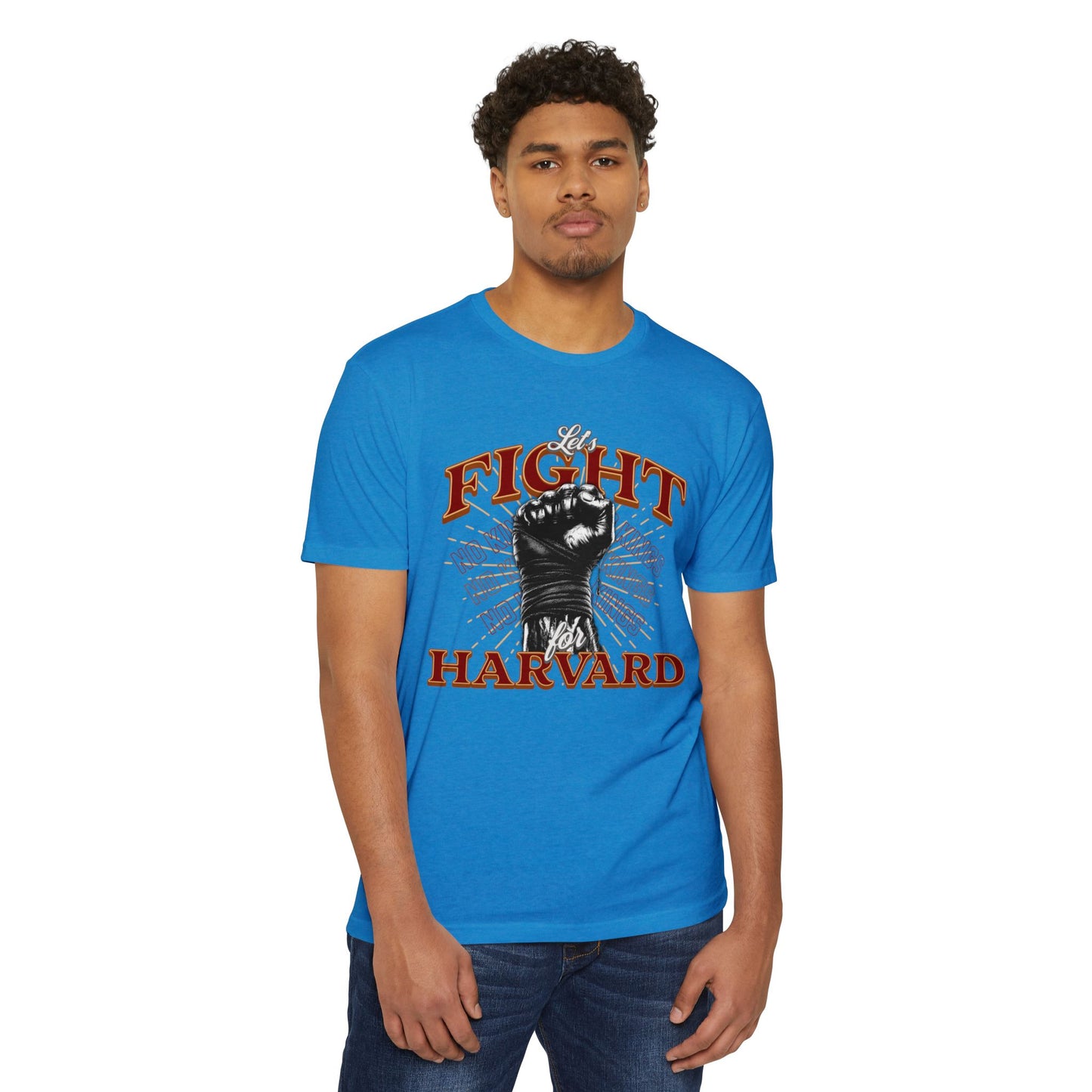 Empowering Fight for Hardvard University T-Shirt | Trump vs. Harvard T-Shirts, Spirit of Democracy, Standing with Hardvard Tee