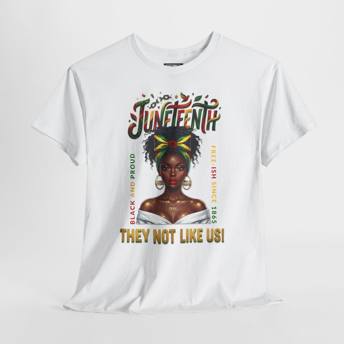 Juneteenth Celebration Tee — "They Not Like Us" Black History Graphic Shirt