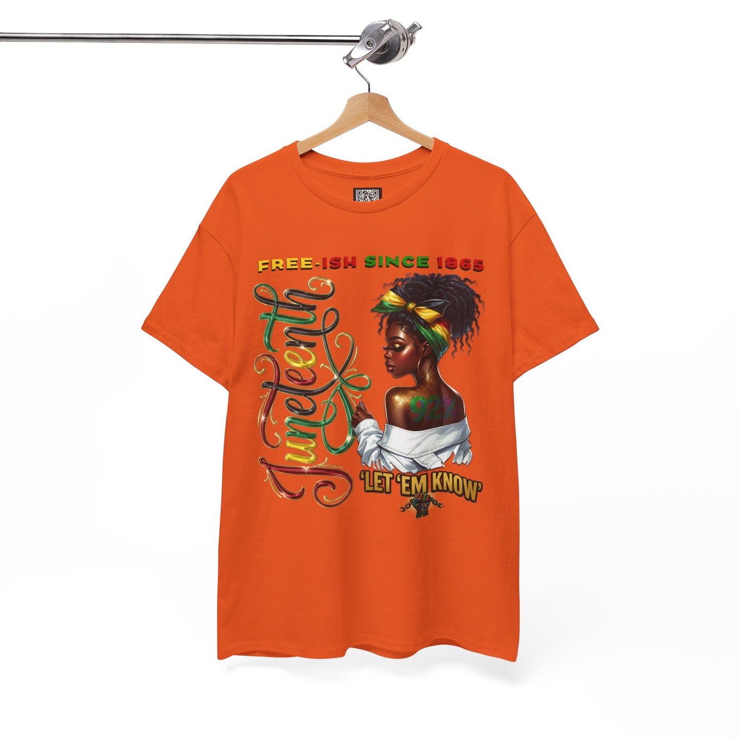 Juneteenth Celebration T-Shirt — 'Juneteenth Let 'Em Know' African American Heritage Tee