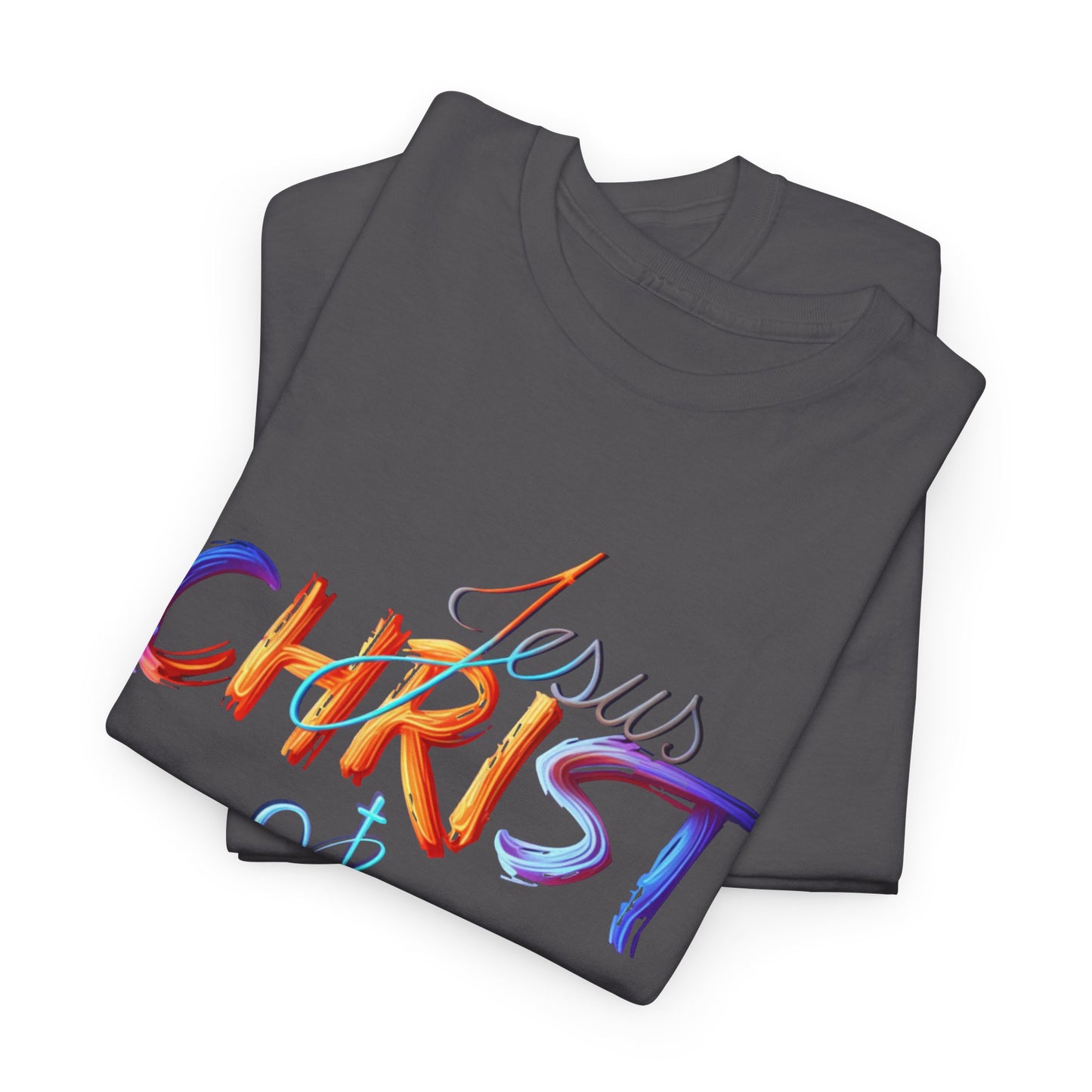 Jesus Christ Shirt, Faith & Light T-shirt, Christian Apparel, Bold Christian Graphics, Christian Gift, Faith-Based Art, Gospel Merchandise