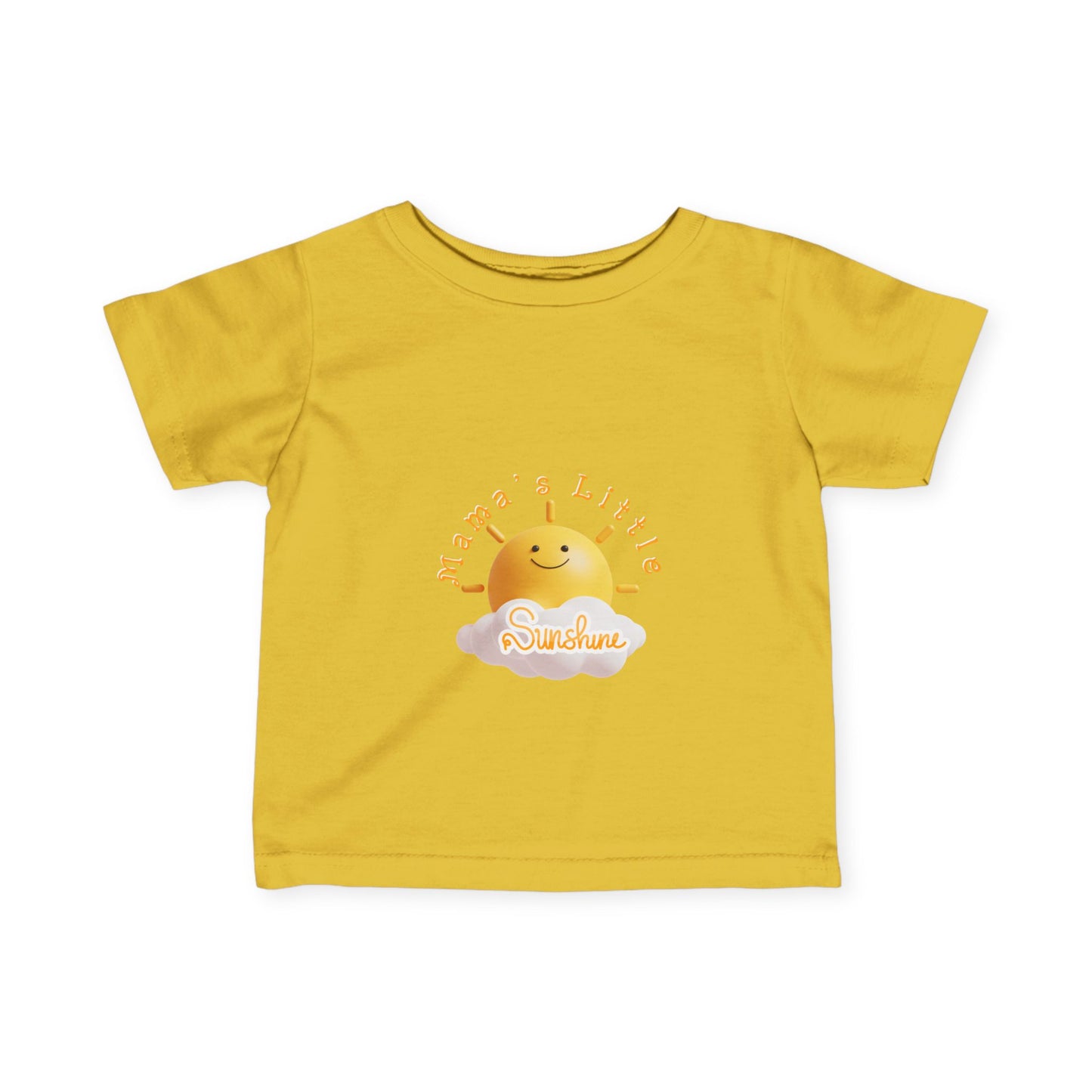 Mama's Little Sunshine Infant Fine Jersey Tee, Perfect Baby Shower Gift for Boy or Girl, 6-24 Mo. Toddler T-Shirt Gifts, T-Shirts for Toddler Boy and Girls