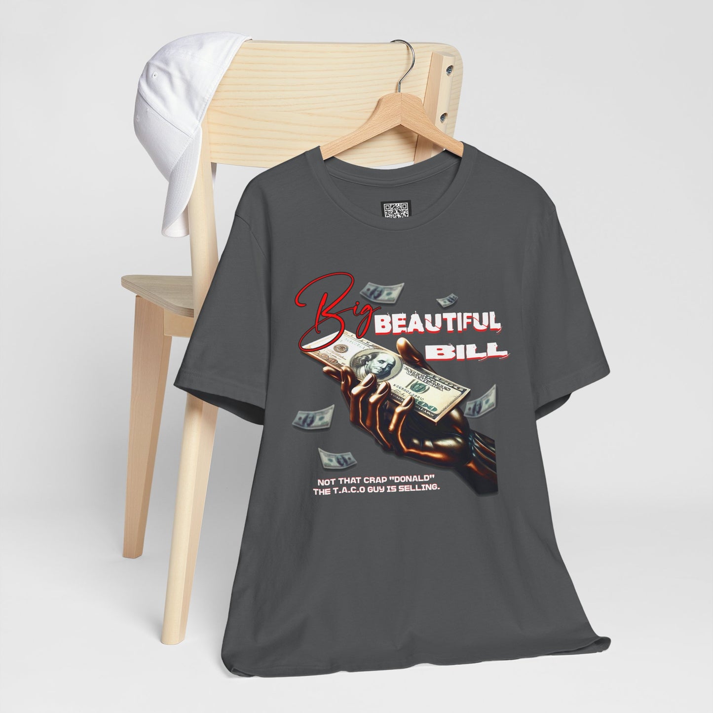 The T.A.C.O Guy: Big Beautiful Bill T-Shirt, The Only Big Beautiful Bill Shirt, No Kings and Hands Off Protest Shirts, Money Falling Shirt
