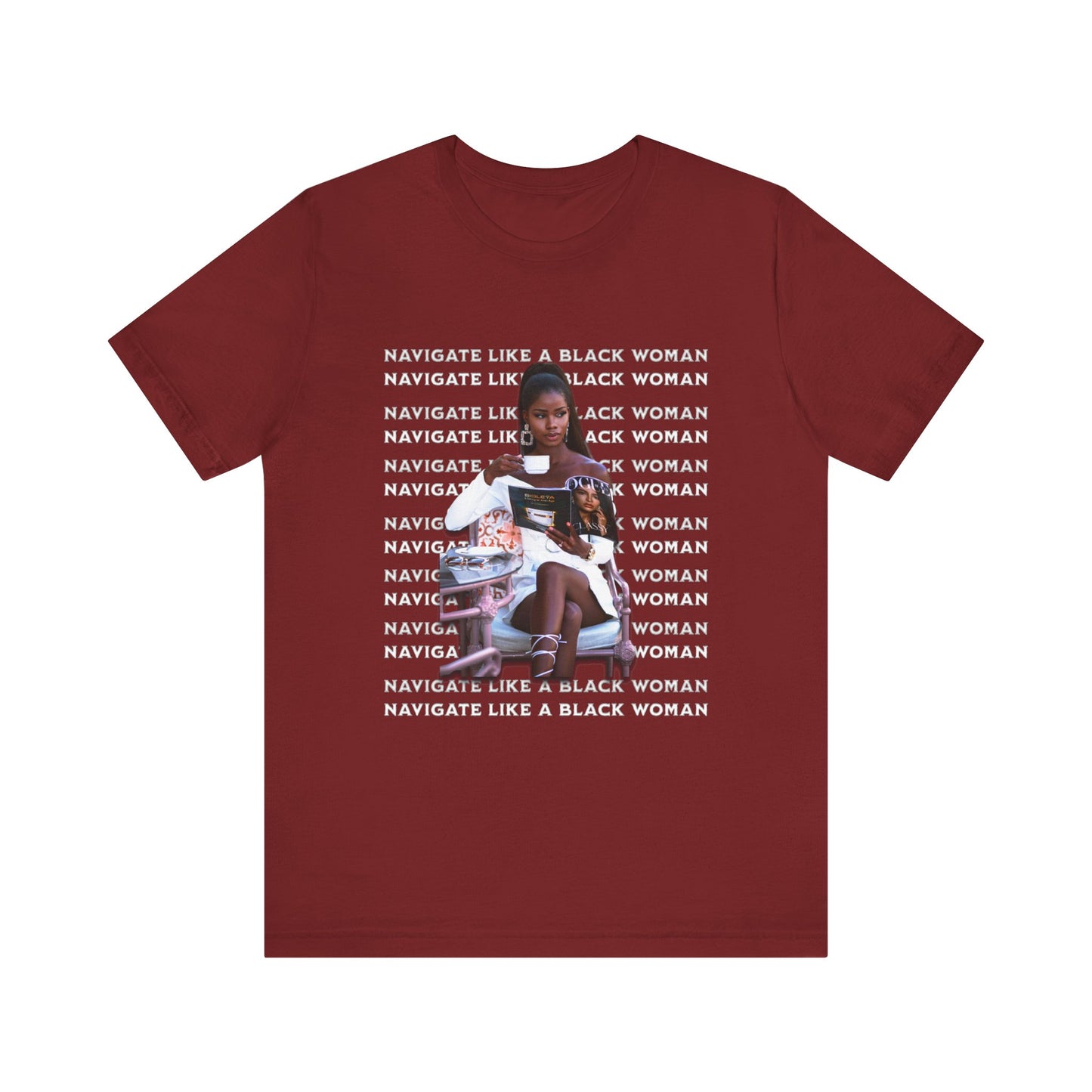 Navigate Like a Black Woman, Black Woman Shirt, 92% Black Woman Club, Black Girl Magic T-Shirts, Black History Month Shirts for Women