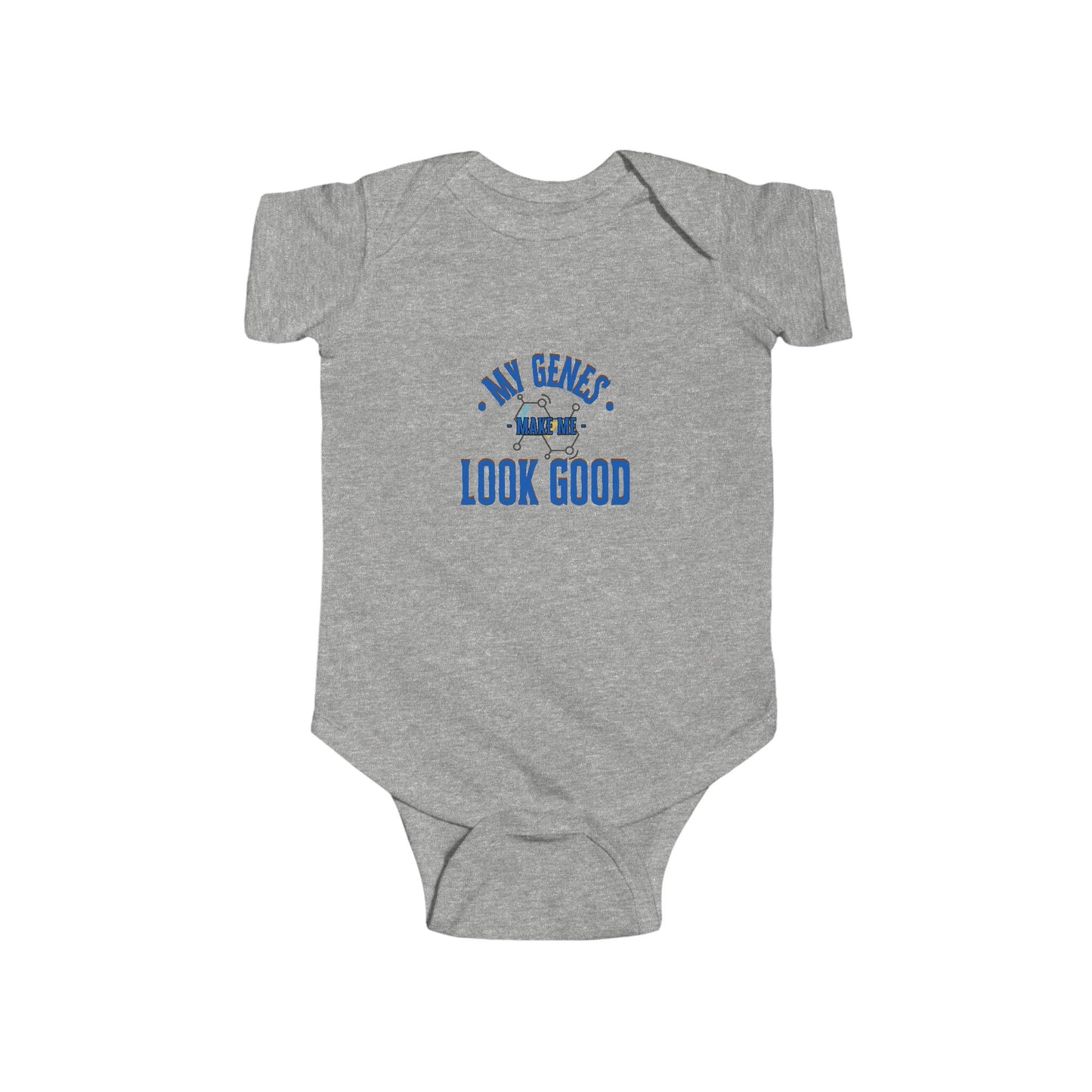 Funny Baby Onesies, My Genes Make Me Look Good, Cute Baby Onesie from 0-24 Months, Onesies for Boys and Girls, Cute Baby Shower Gift