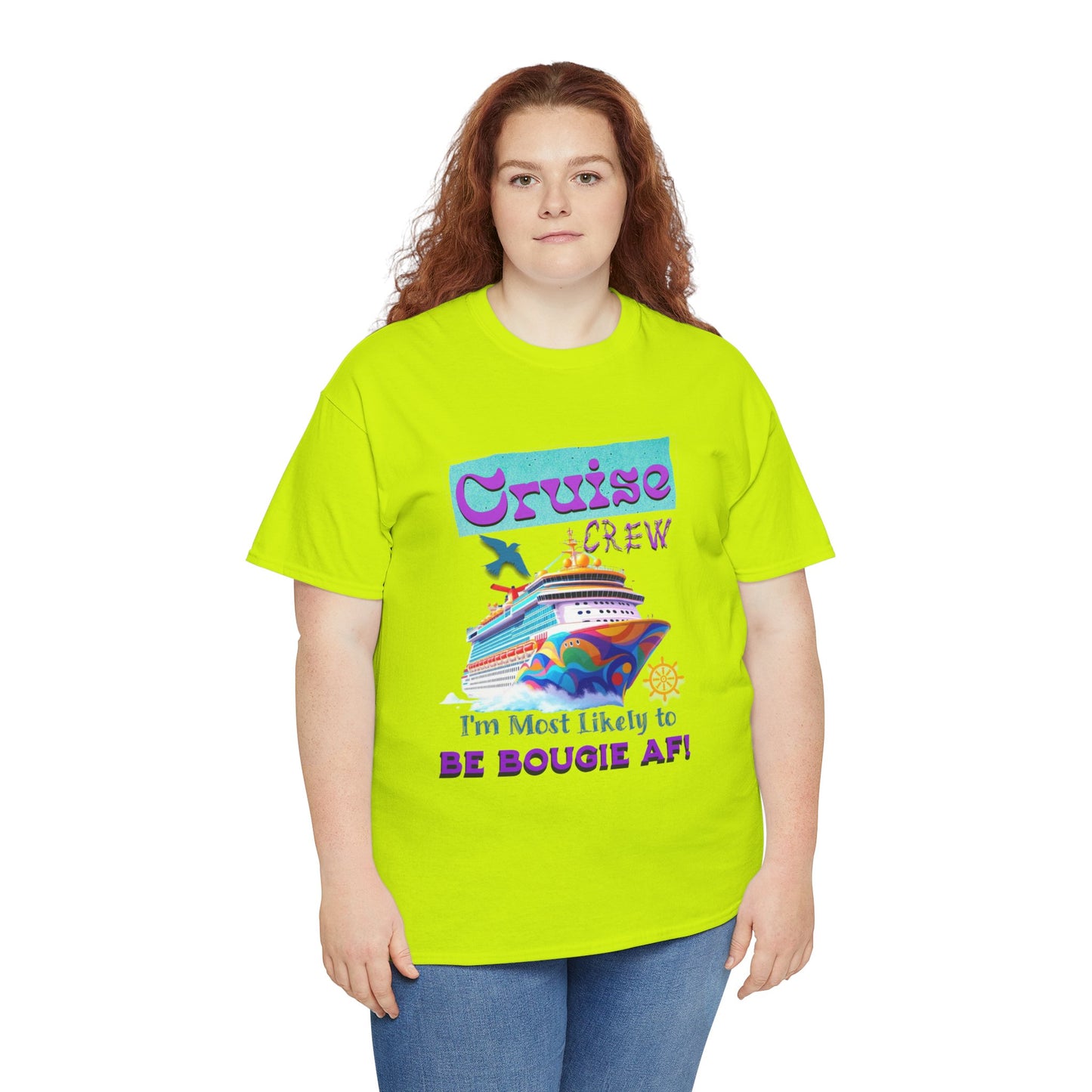Cruise Crew Tee - I'm Most Likely to Be Bougie AF, Travel Shirt, Vacation Apparel, Cruise Outfits, Summer Fun Clothing for the Bougie Crew