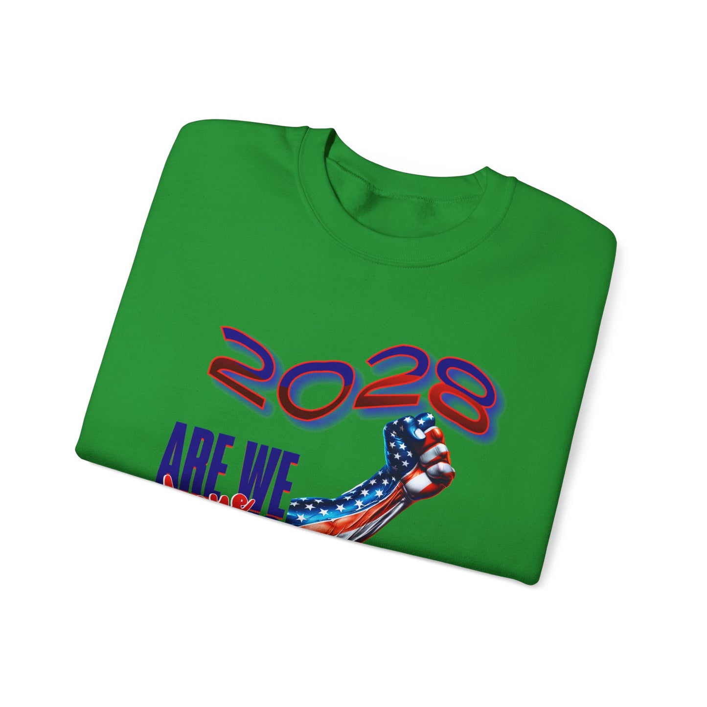 Are We There Yet 2028? - Patriotic Determination Design, American Flag Art, Political Statement Graphic Shirt, Activism and Patriotism Tees