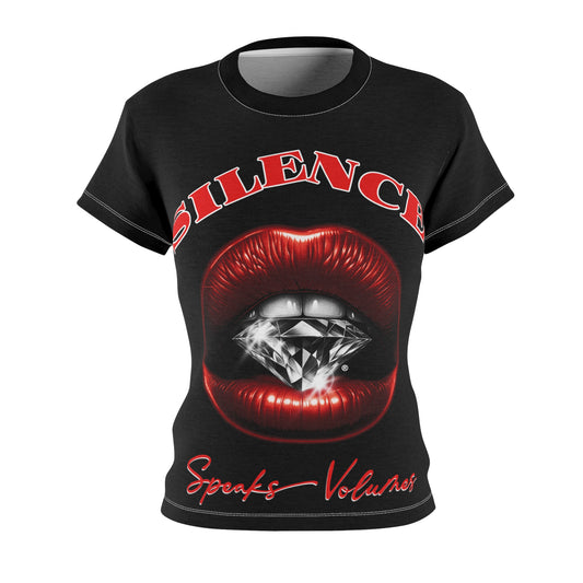 Statement Graphic Tee, Silence Speaks Loud Fashion Style, Trendy Urban Wear, Perfect for Parties, Unique Gift Idea, Casual Outfit Essential