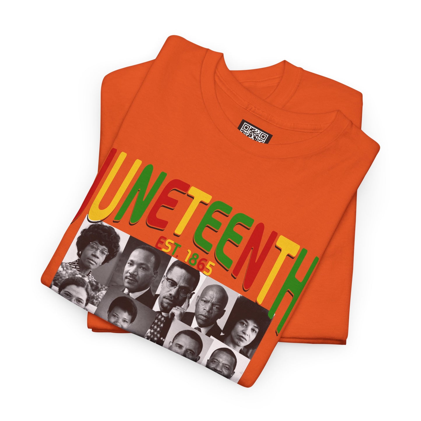 Juneteenth Celebration T-Shirt – "Let Freedom Ring" Colorful Chain Design (Est. 1865)