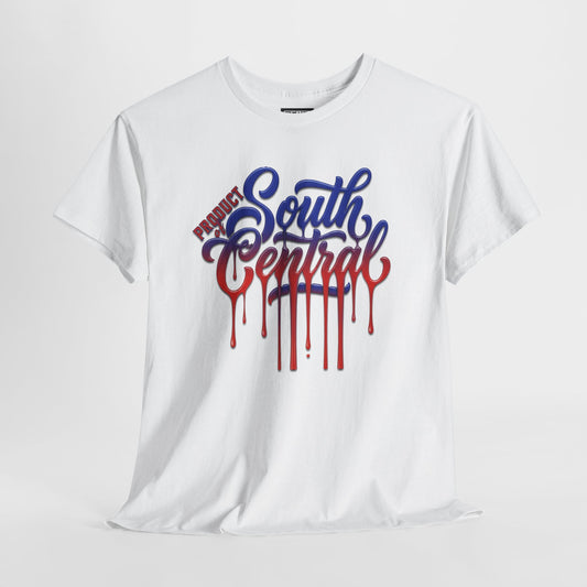 South Central Drip T-Shirt — Retro Los Angeles Script Graffiti Tee