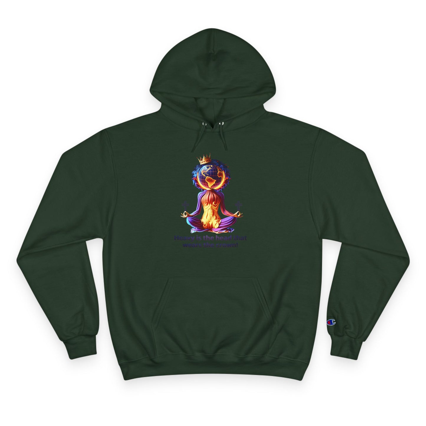"Heavy is the Head" Champion Hoodie for Women, Inspirational Hoodie for Women, Women Empowerment Hoodies for Women