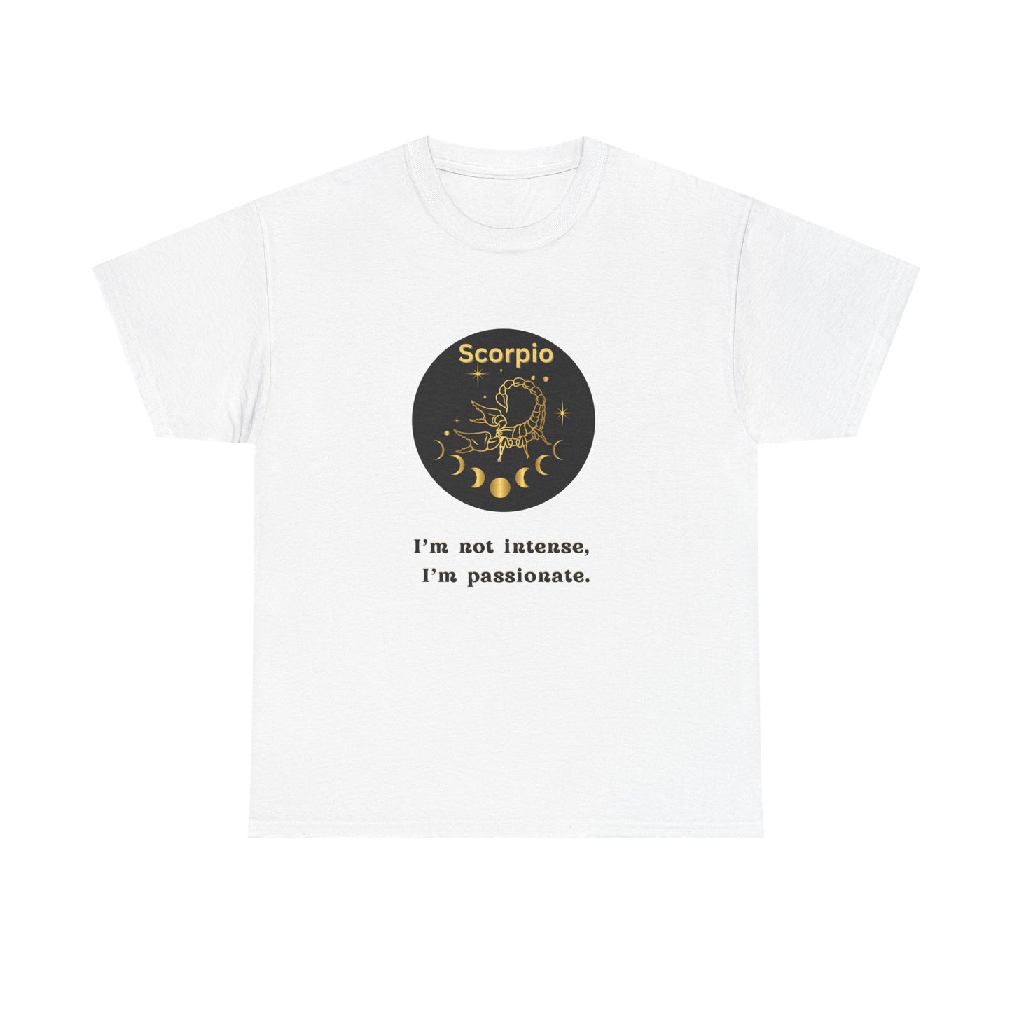 Scorpio T-Shirt, Scorpio Horoscope Gifts, Birth Month Gifts, Zodiac Sign T-Shirt Gifts, Astrology T-Shirt, Unisex Heavy Cotton Tee