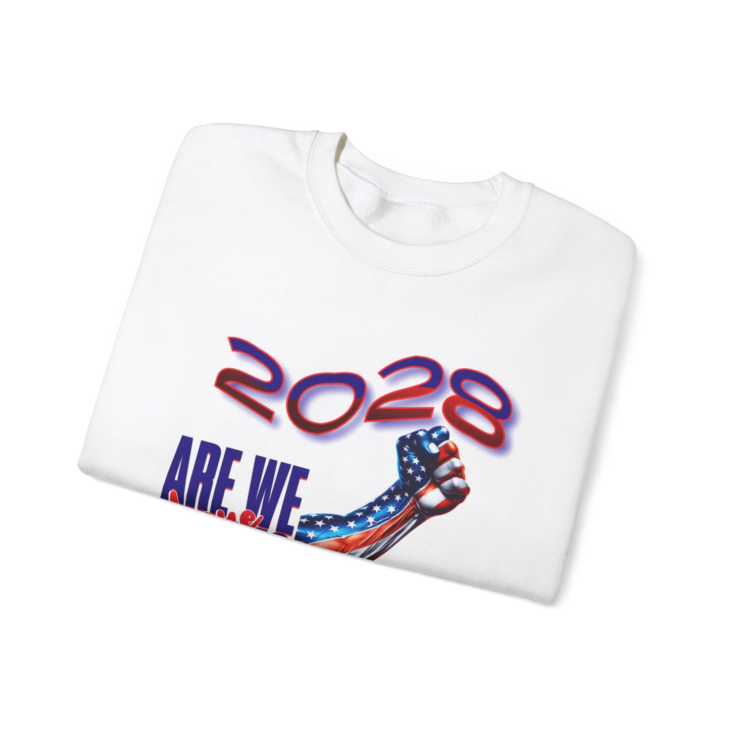 Are We There Yet 2028? - Patriotic Determination Design, American Flag Art, Political Statement Graphic Shirt, Activism and Patriotism Tees