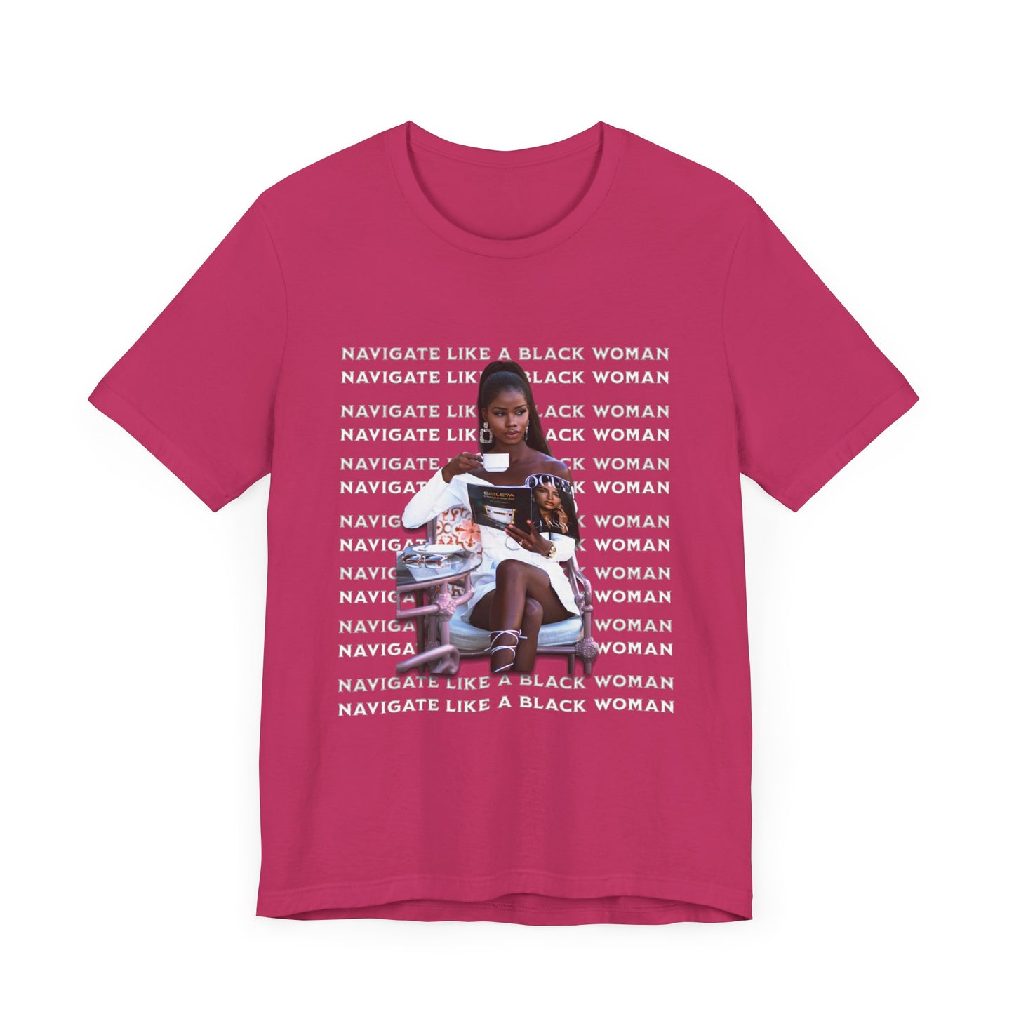 Navigate Like a Black Woman, Black Woman Shirt, 92% Black Woman Club, Black Girl Magic T-Shirts, Black History Month Shirts for Women