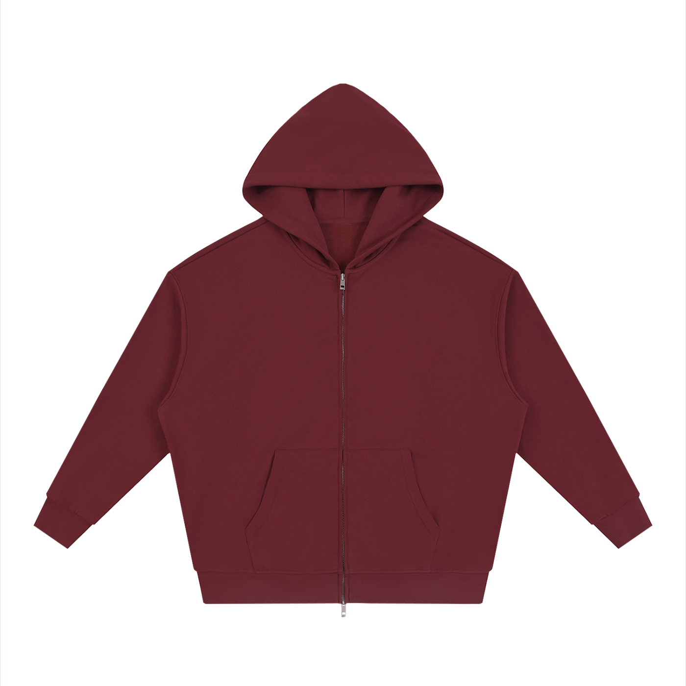 "Track Star" Unisex Full-Zip Drop Shoulder Hoodie