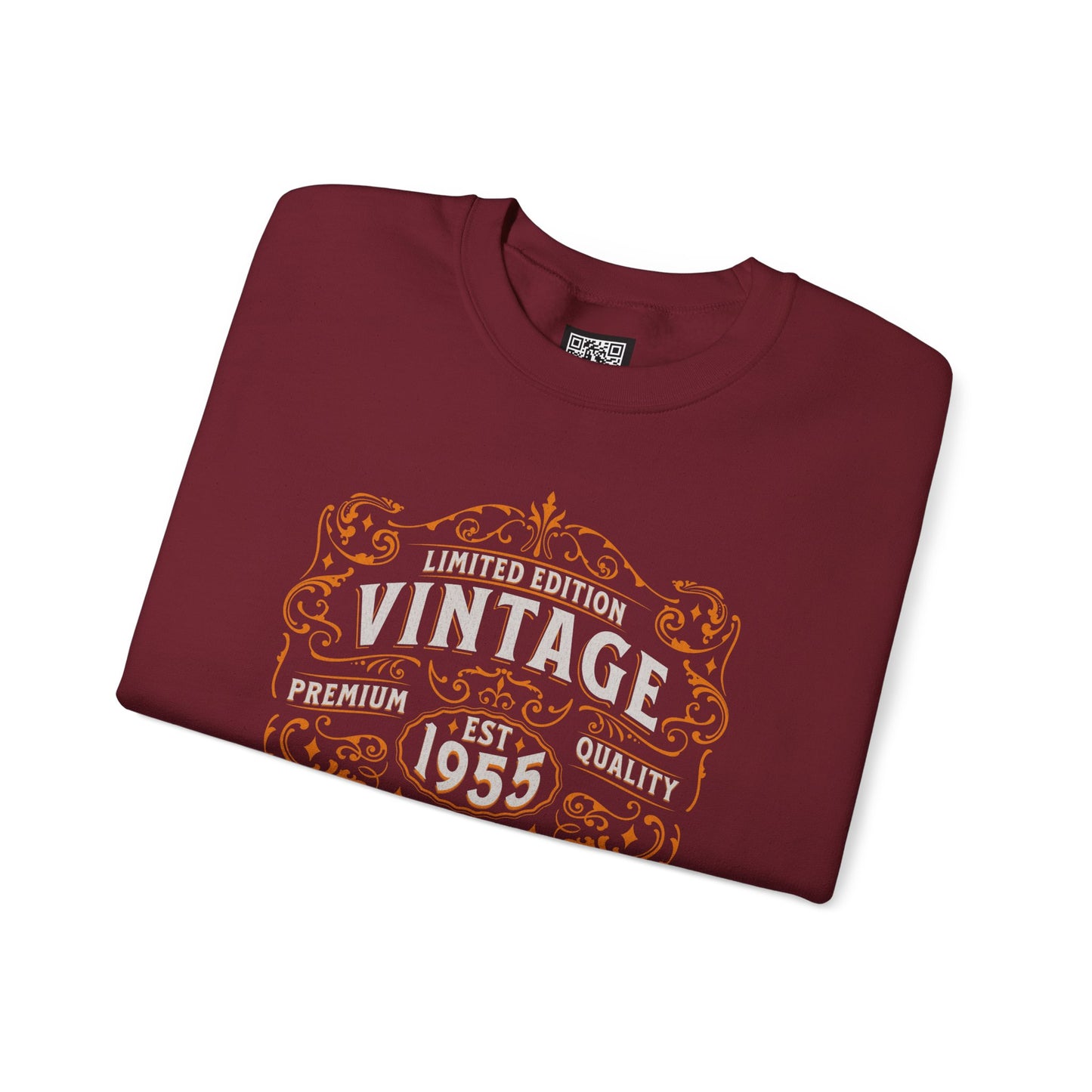 Personalized Vintage Perfection Crewneck Sweatshirt – Retro Graphic Pullover Shirt